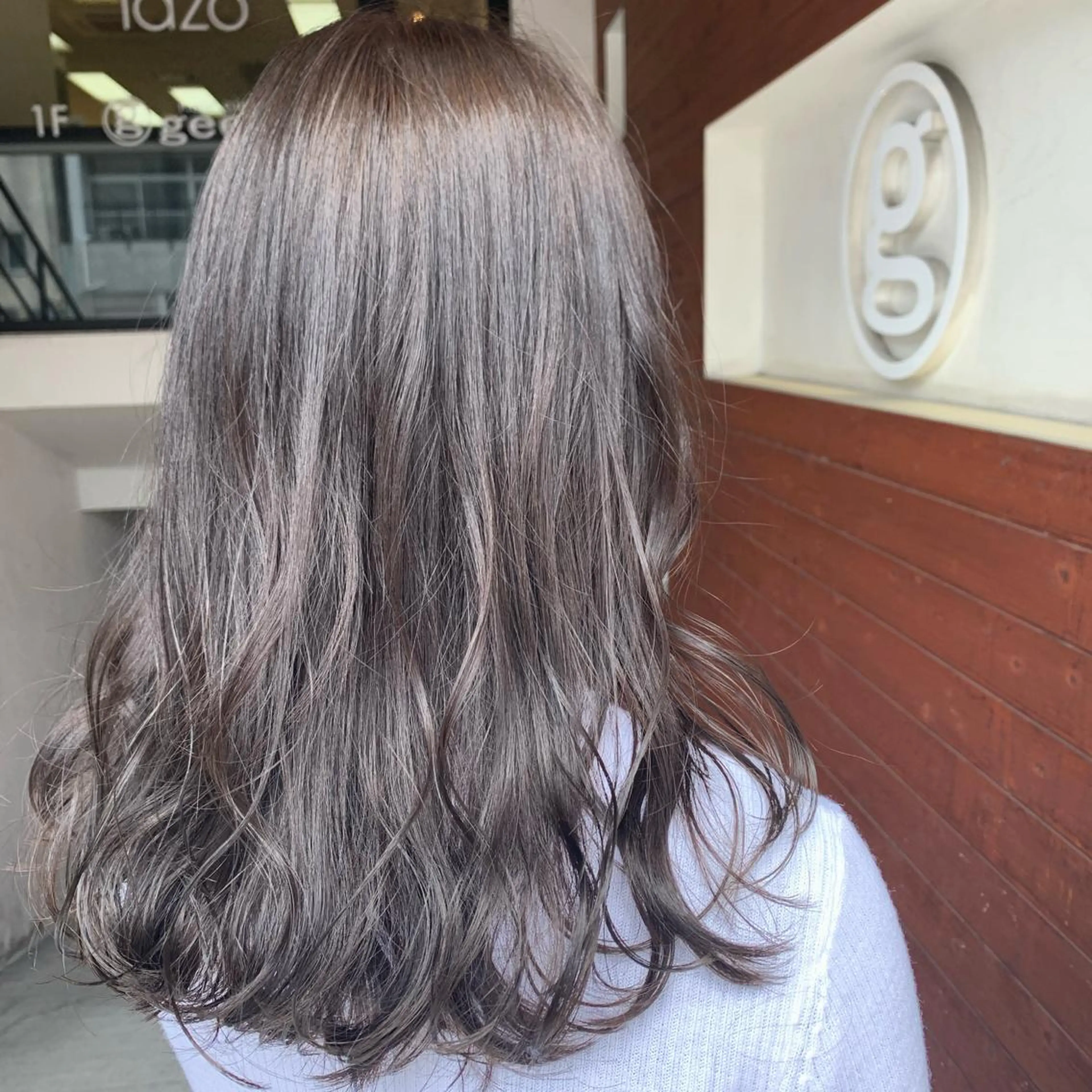 ロング カラー ヘアカラー トリートメント IORI #韓国ヘア#髪質改善のヘアスタイル