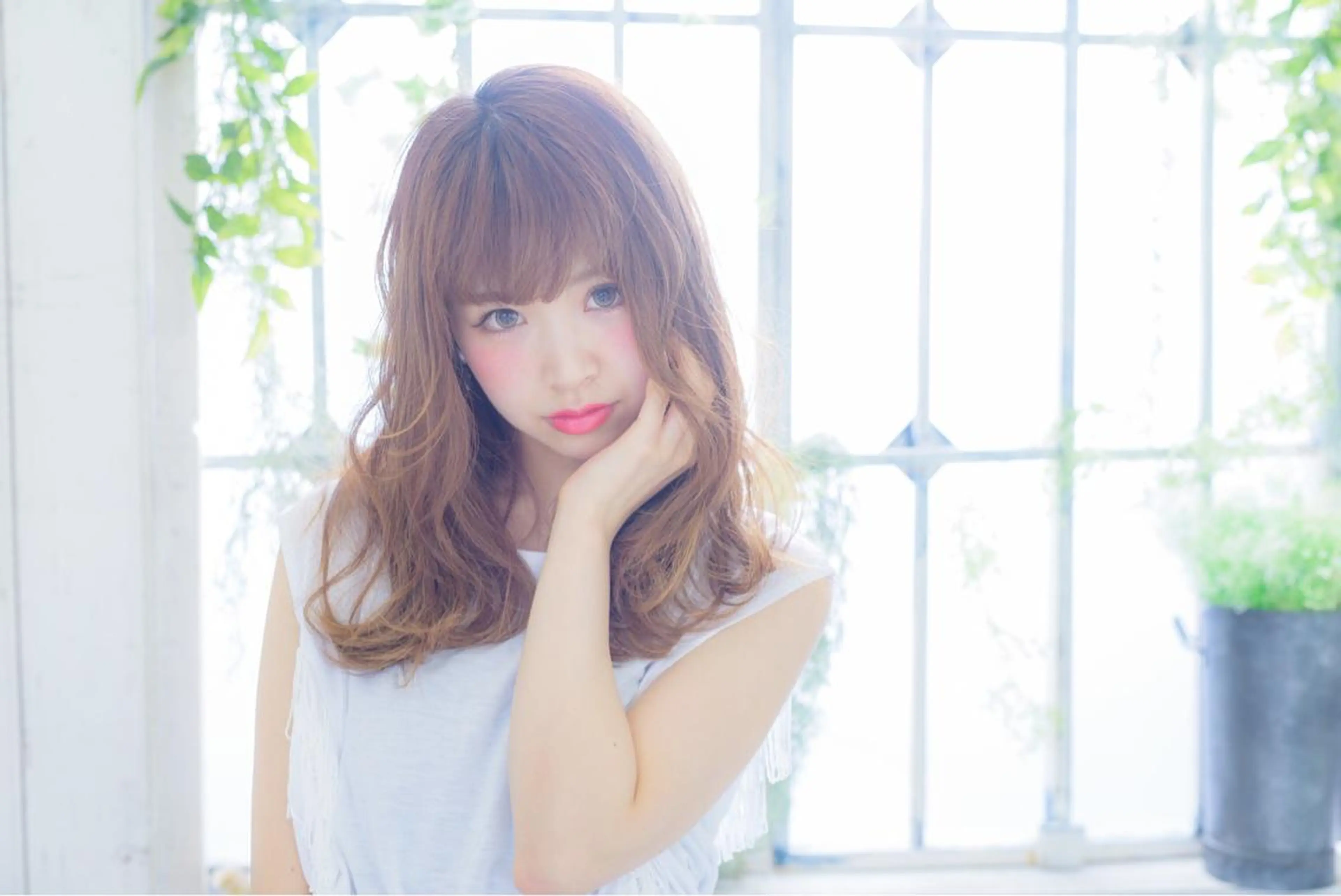 セミロング カラー パーマ ヘアアレンジ アディクシーカラー アッシュ アッシュブラック アッシュブラウン アッシュグレー ヘアカラー トリートメント ヘアセット ✨ハイクオリティ✨ 山本香也のヘアスタイル