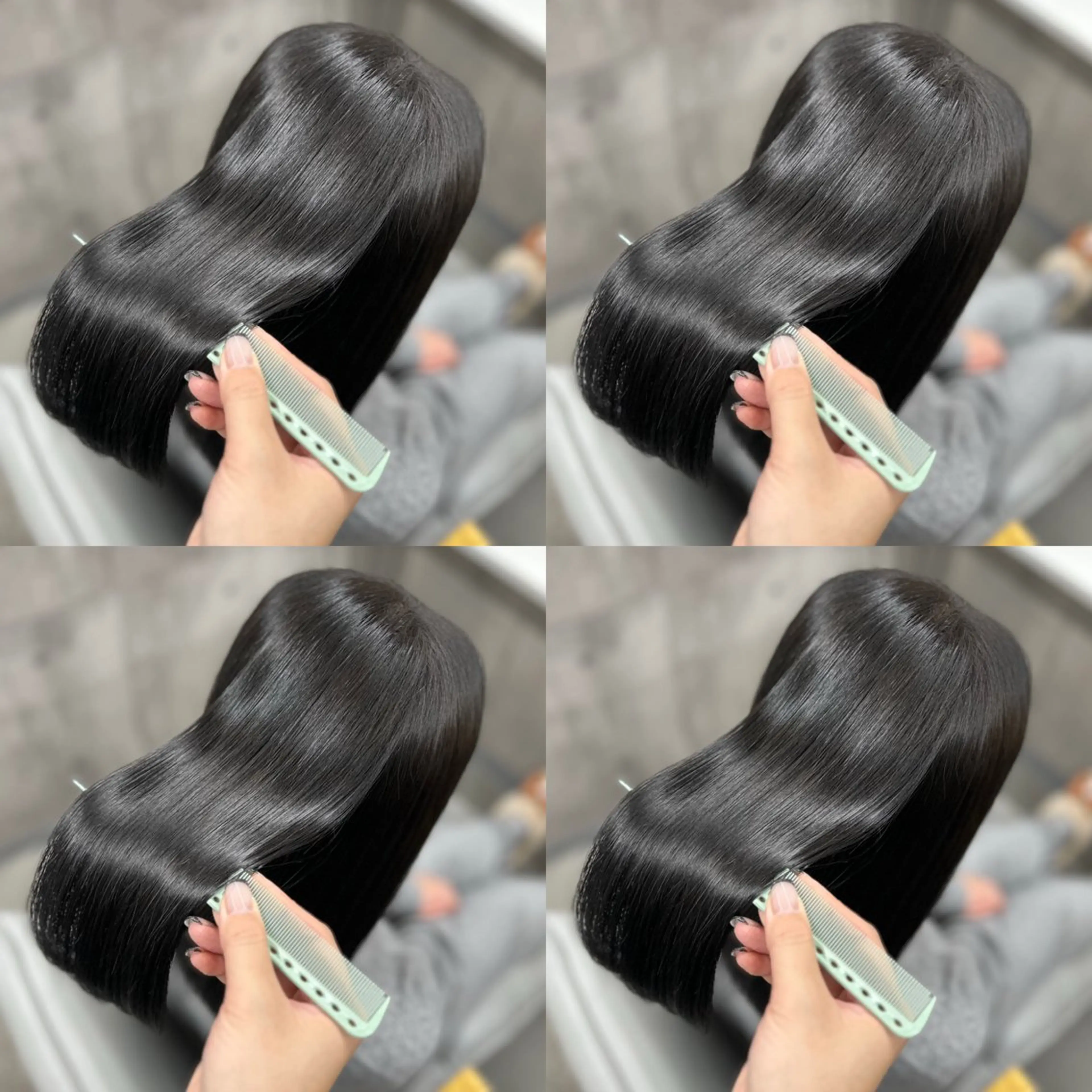 ミディアム 髪質改善 縮毛矯正 トリートメント 三宮/髪質改善/縮毛 矯正🎀MISAKIのヘアスタイル