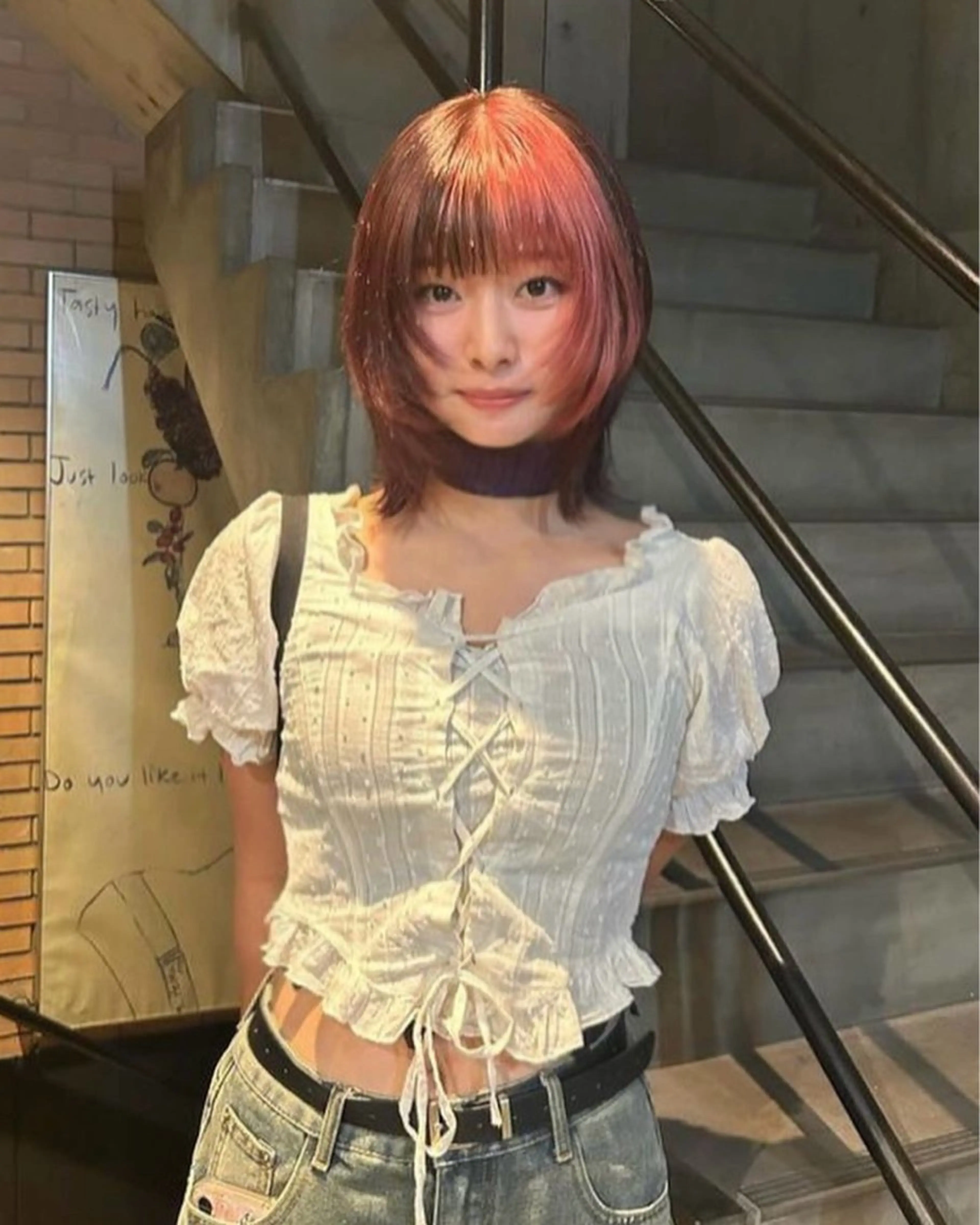 カラー ブリーチ ヘアカラー ニュアンスヘア🪡 nenekaのヘアスタイル