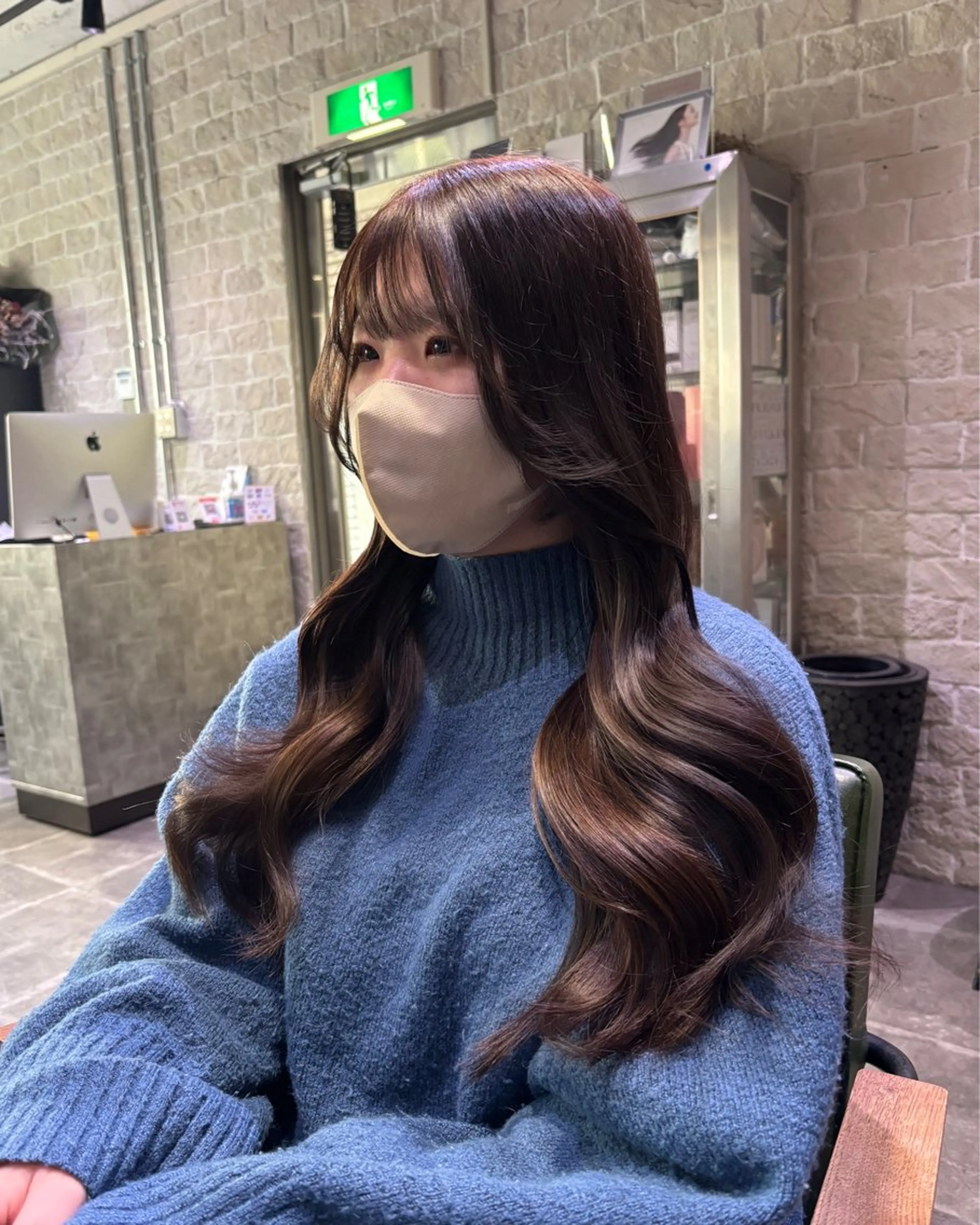 カラー カット ヘアカラー AYANE 韓国ヘア /レイヤーカットのヘアスタイル