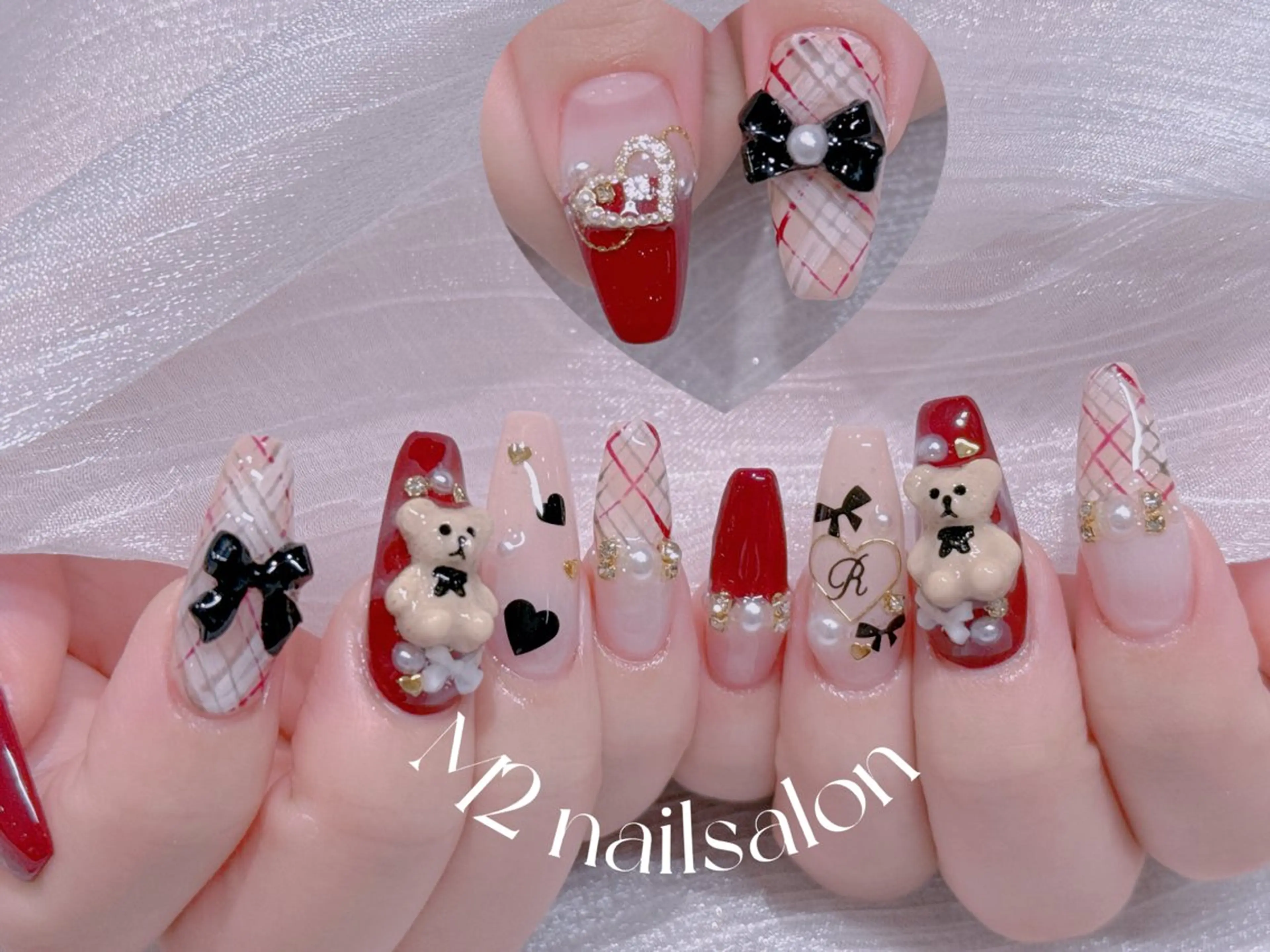 ネイル 長さだし専門店 M2　rikaのネイルデザイン