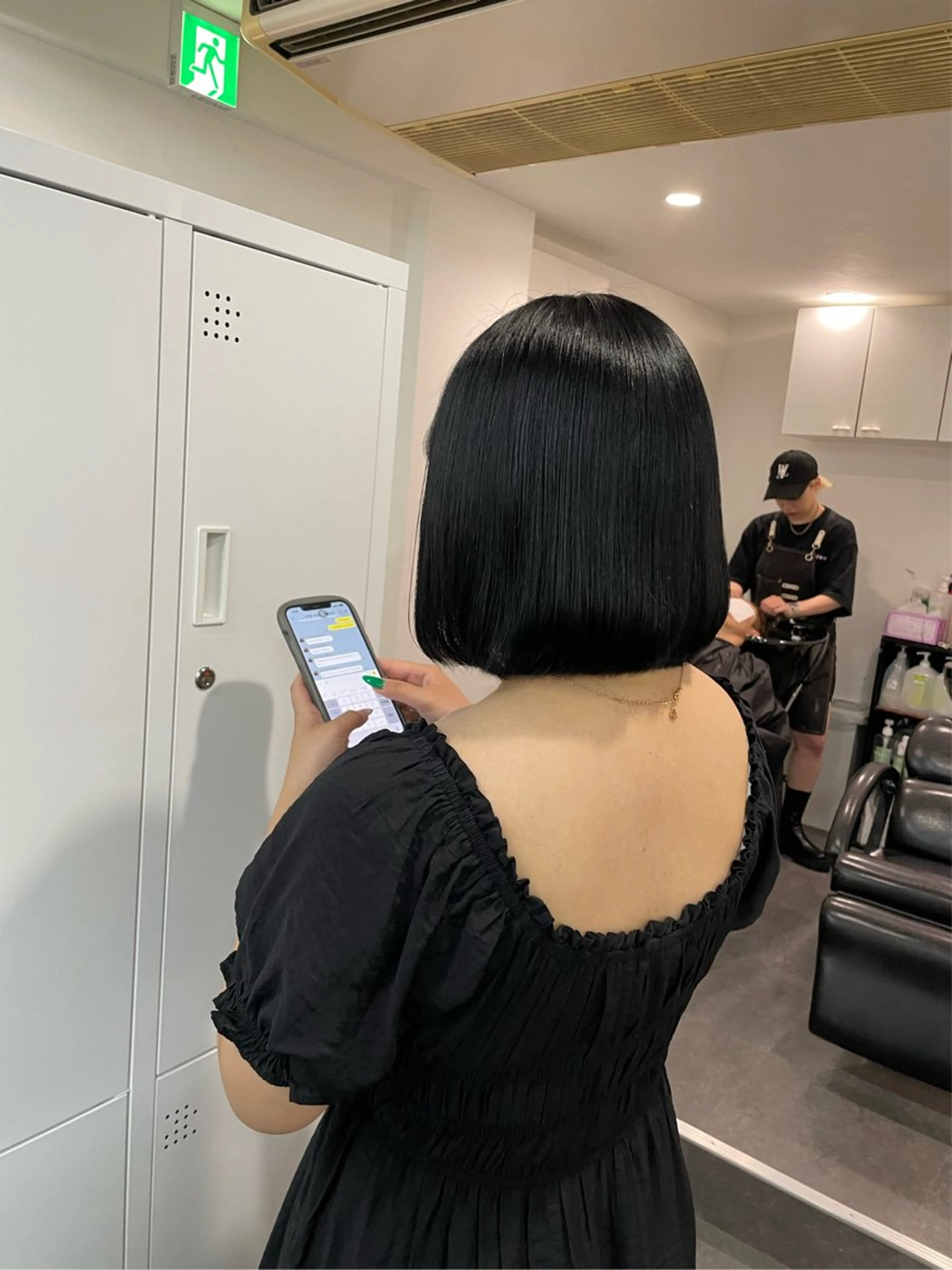 ショート ボブ ヘアカラー トリートメント soyon心斎橋所属・♡透明感/艶カラー/ M a I ♡のヘアスタイル