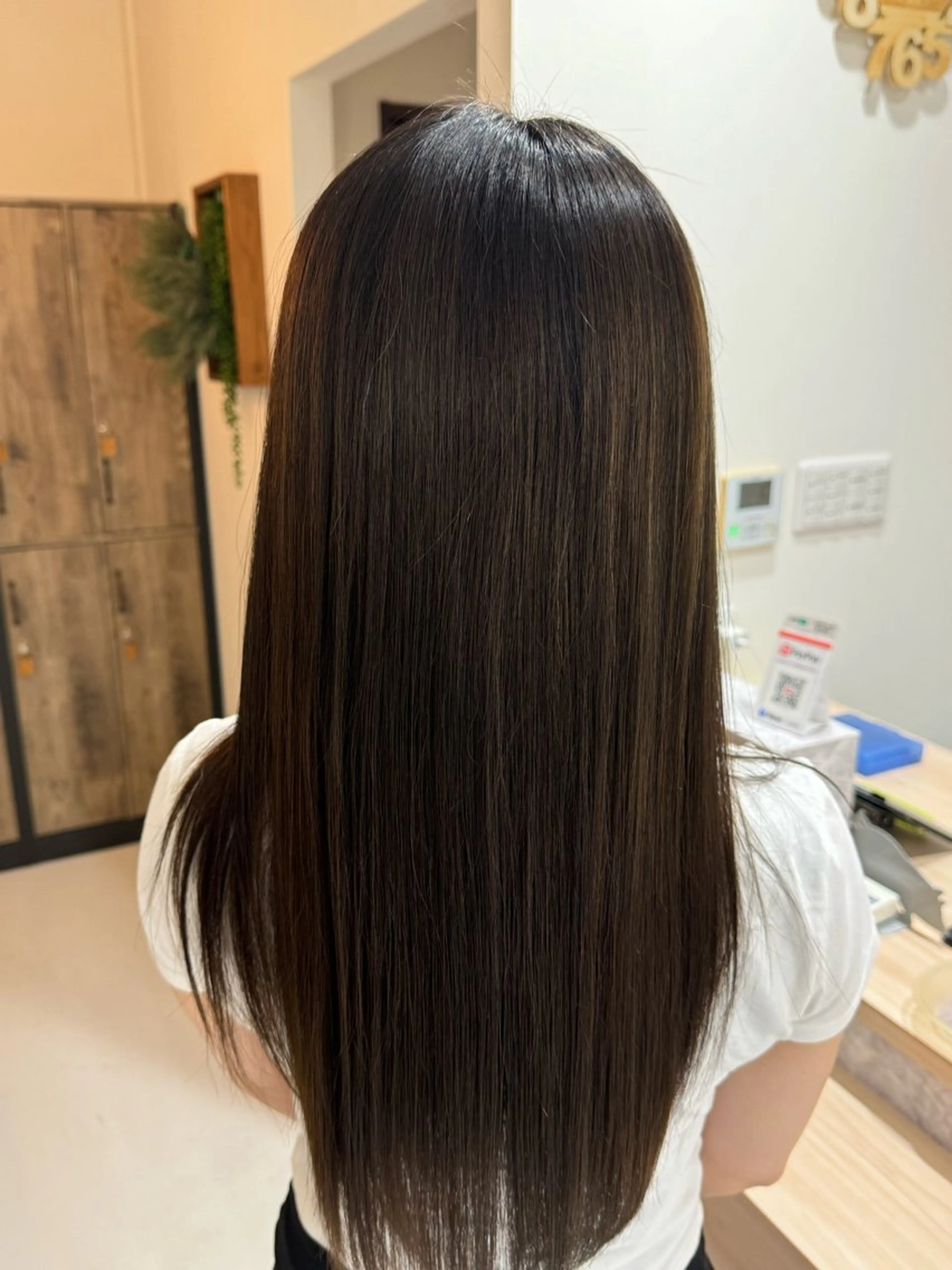 ロング カラー 大内 カオリのヘアスタイル