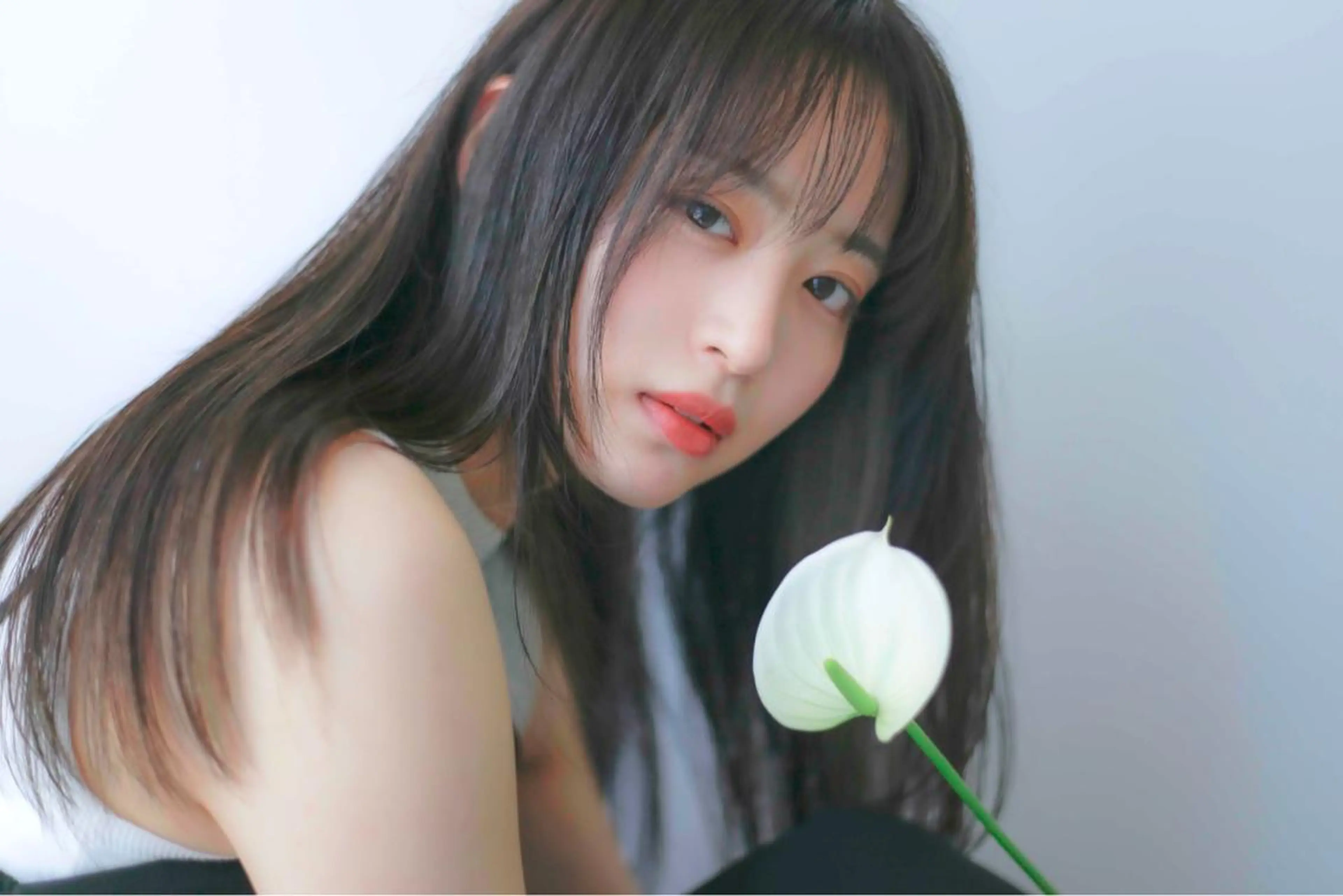 ロング 永田 崇のヘアスタイル