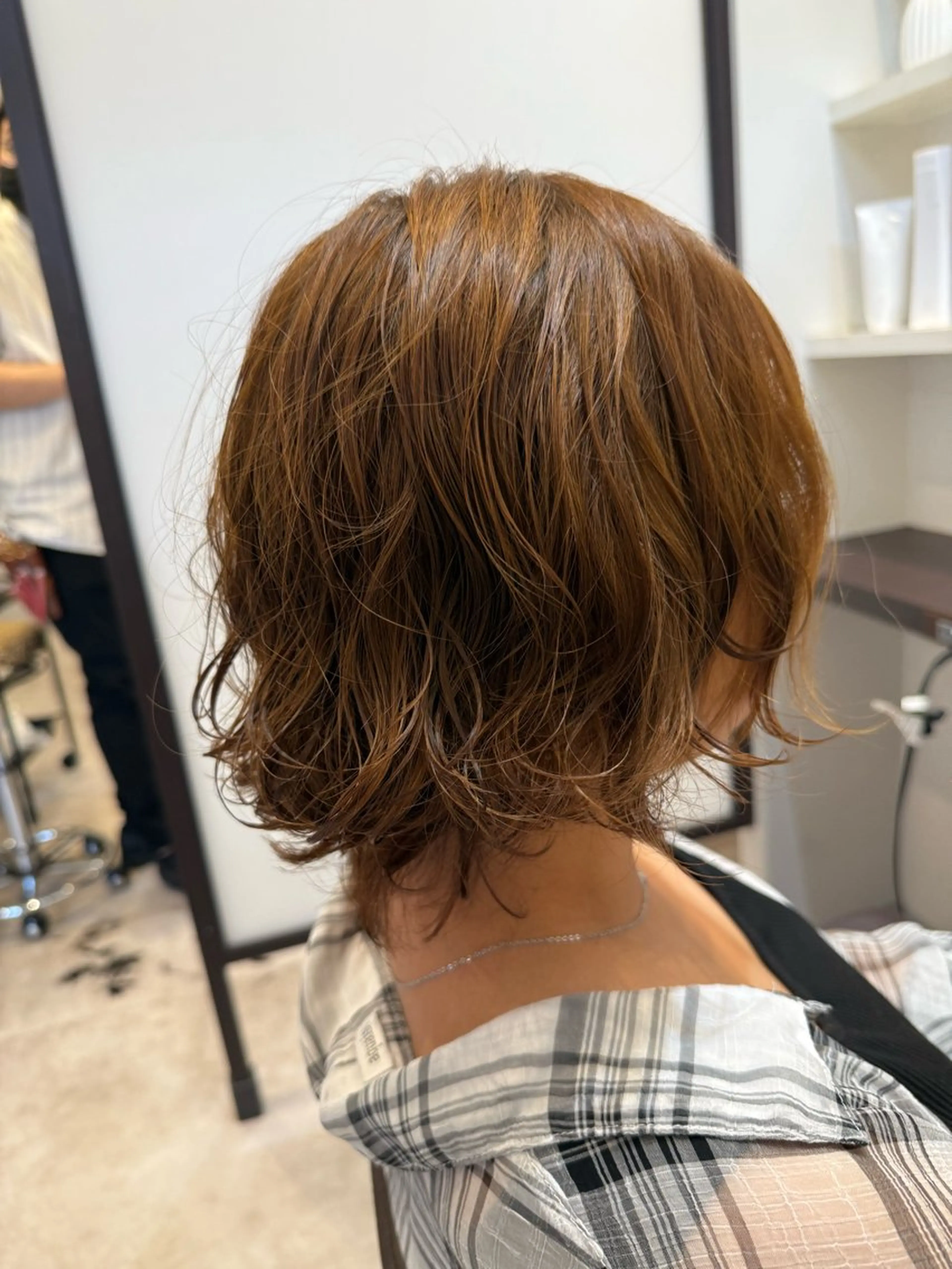 🌟柔らかくしなやかに。低刺激パーマ🌟  カット＋クリームパーマの写真