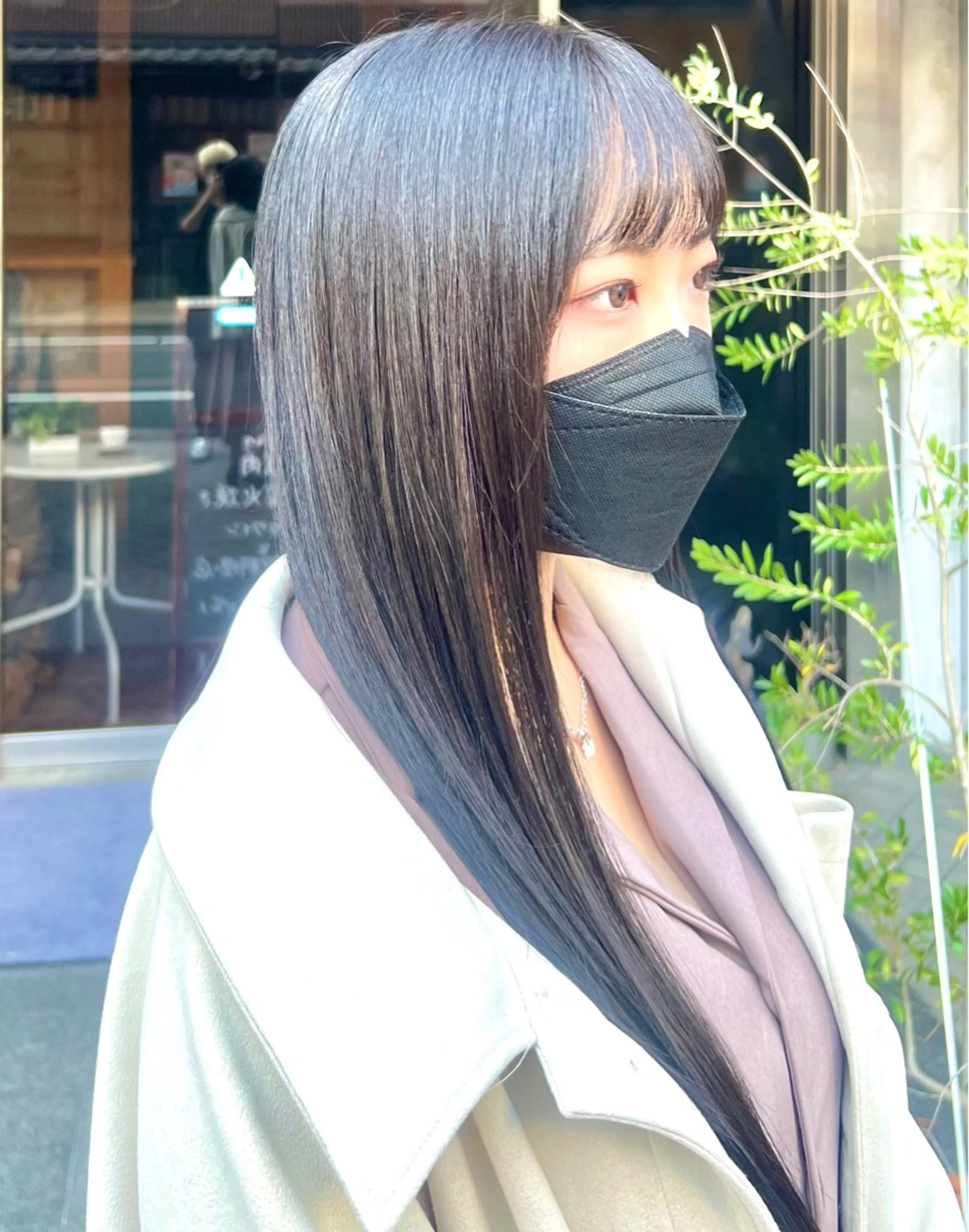 ロング カラー ヘアカラー トリートメント Realme  京都四条烏丸ドゥエby  yk所属・脱・パサつき髪 /髪質改善　小塚耀介のヘアスタイル