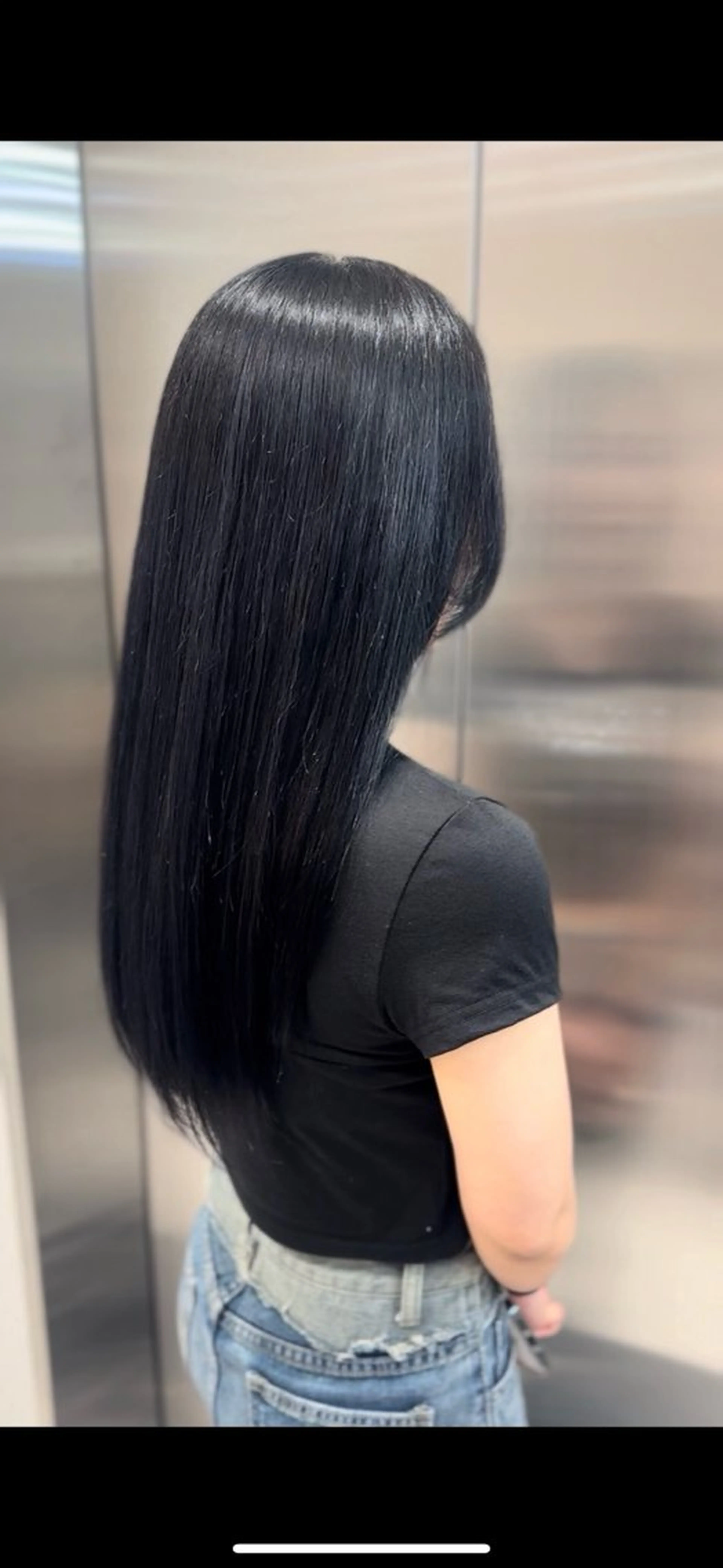 セミロング ノグチ サクヤのヘアスタイル