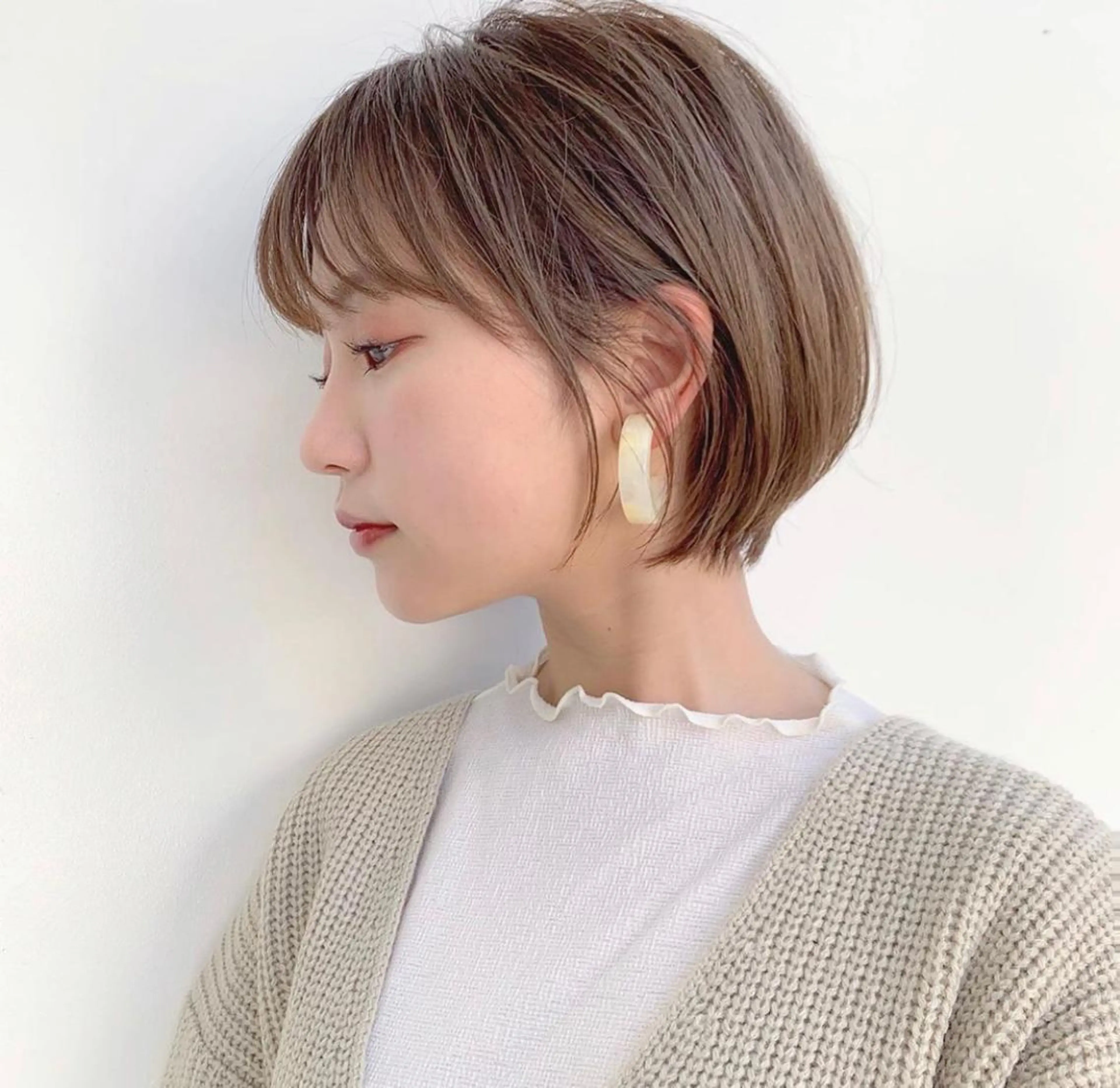 ショート 丸みショート ショートヘア iLi所属・iLi 《イリ》のヘアスタイル