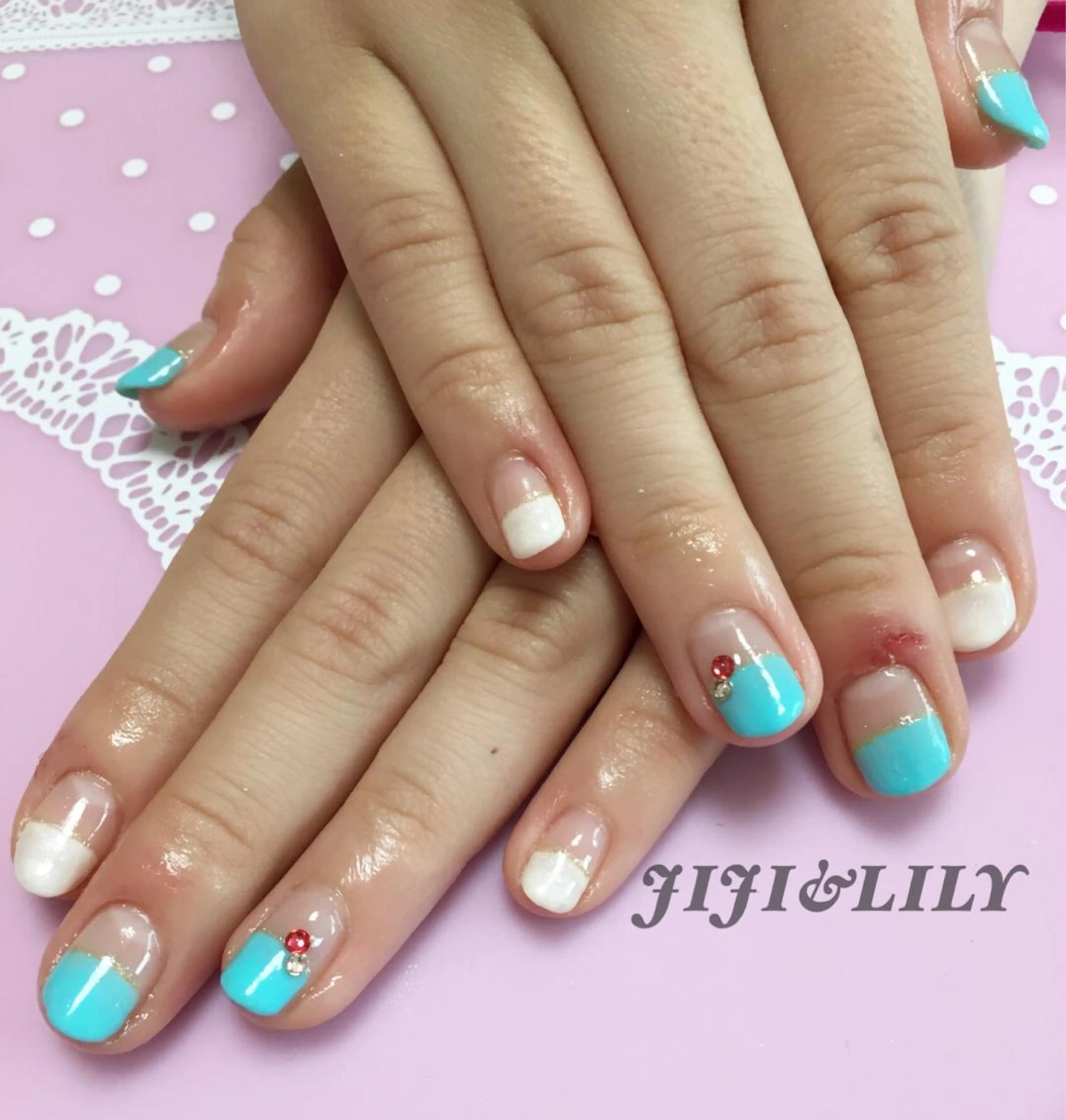 ネイル フレンチネイル 豊田 圭子のネイルデザイン