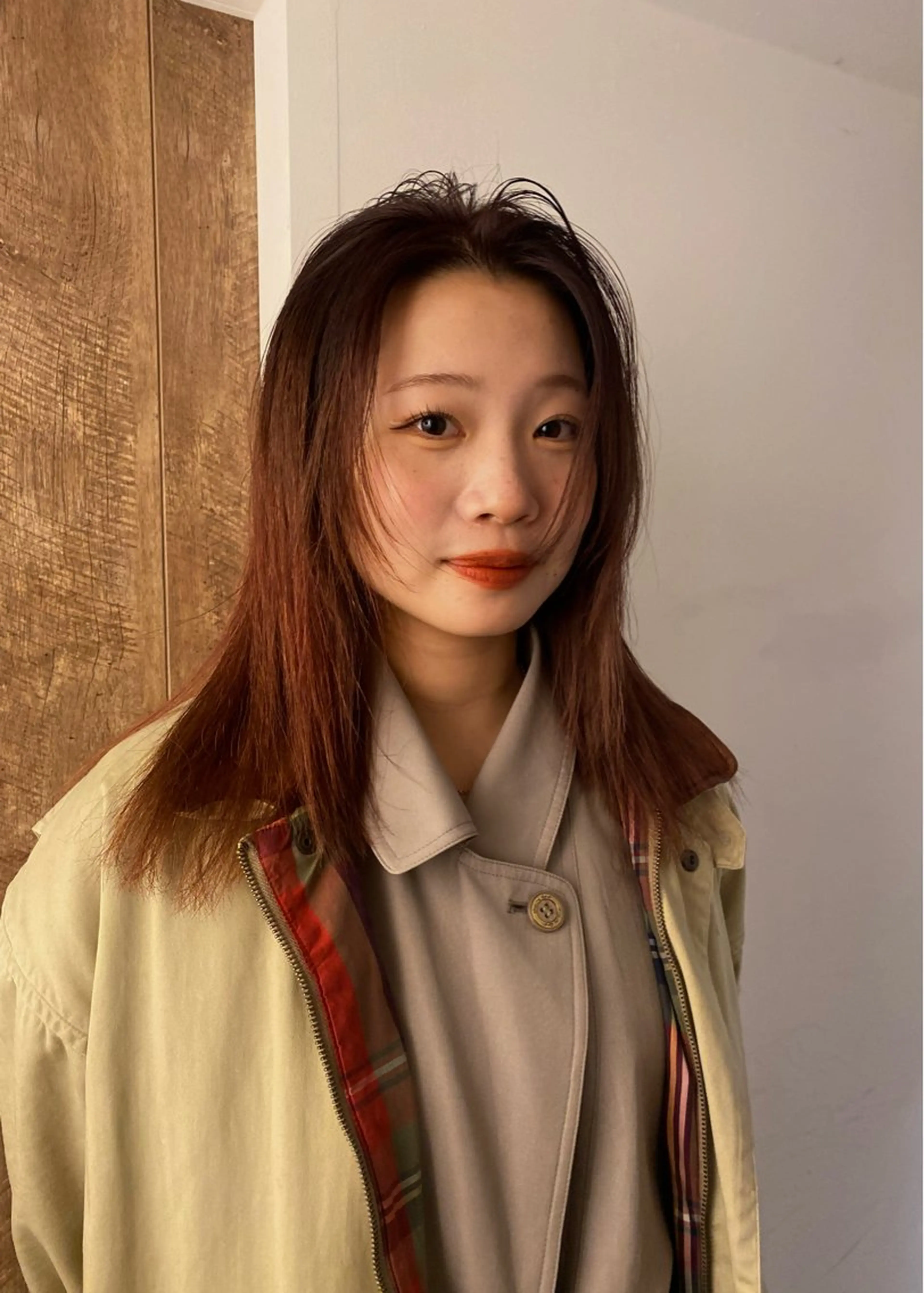 セミロング カラー ヘアアレンジ marino マリノのヘアスタイル