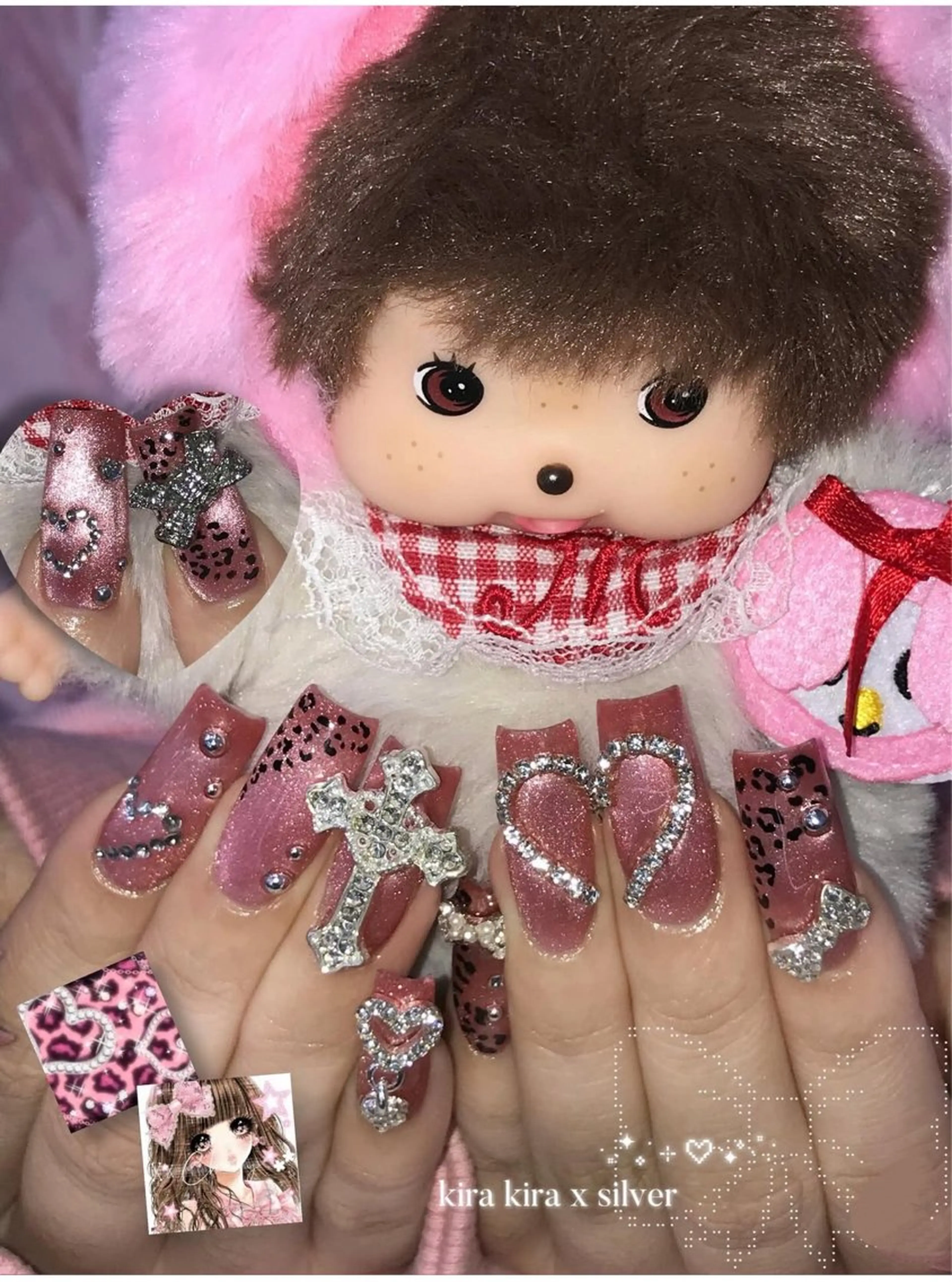 ネイル チークネイル 長さ出し フレンチネイル グラデーション マグネットネイル Mew_Sanie所属・Sanie Salonのネイルデザイン