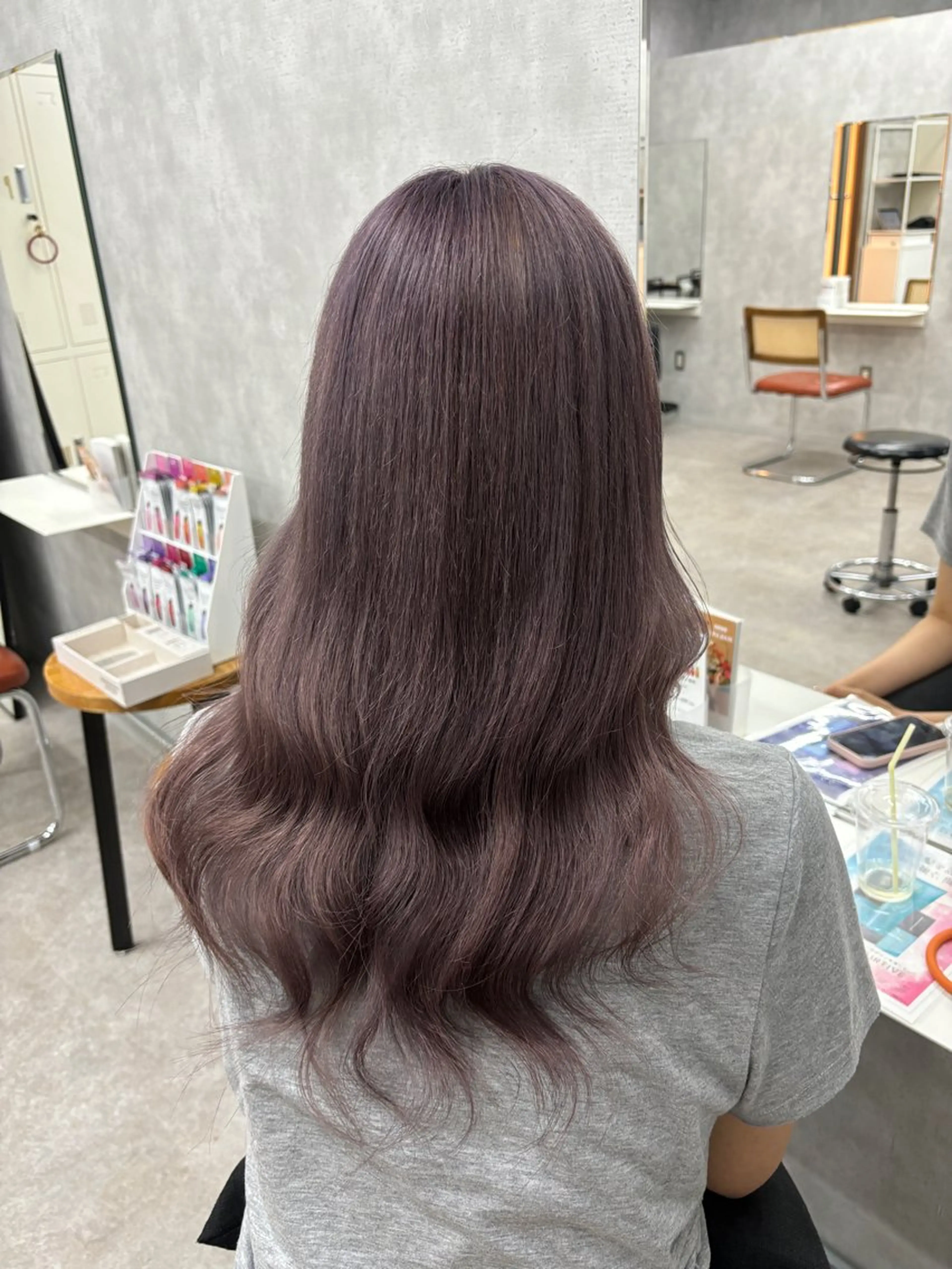 ロング パープルカラー lottannibirth所属・城戸 涼雅のヘアスタイル