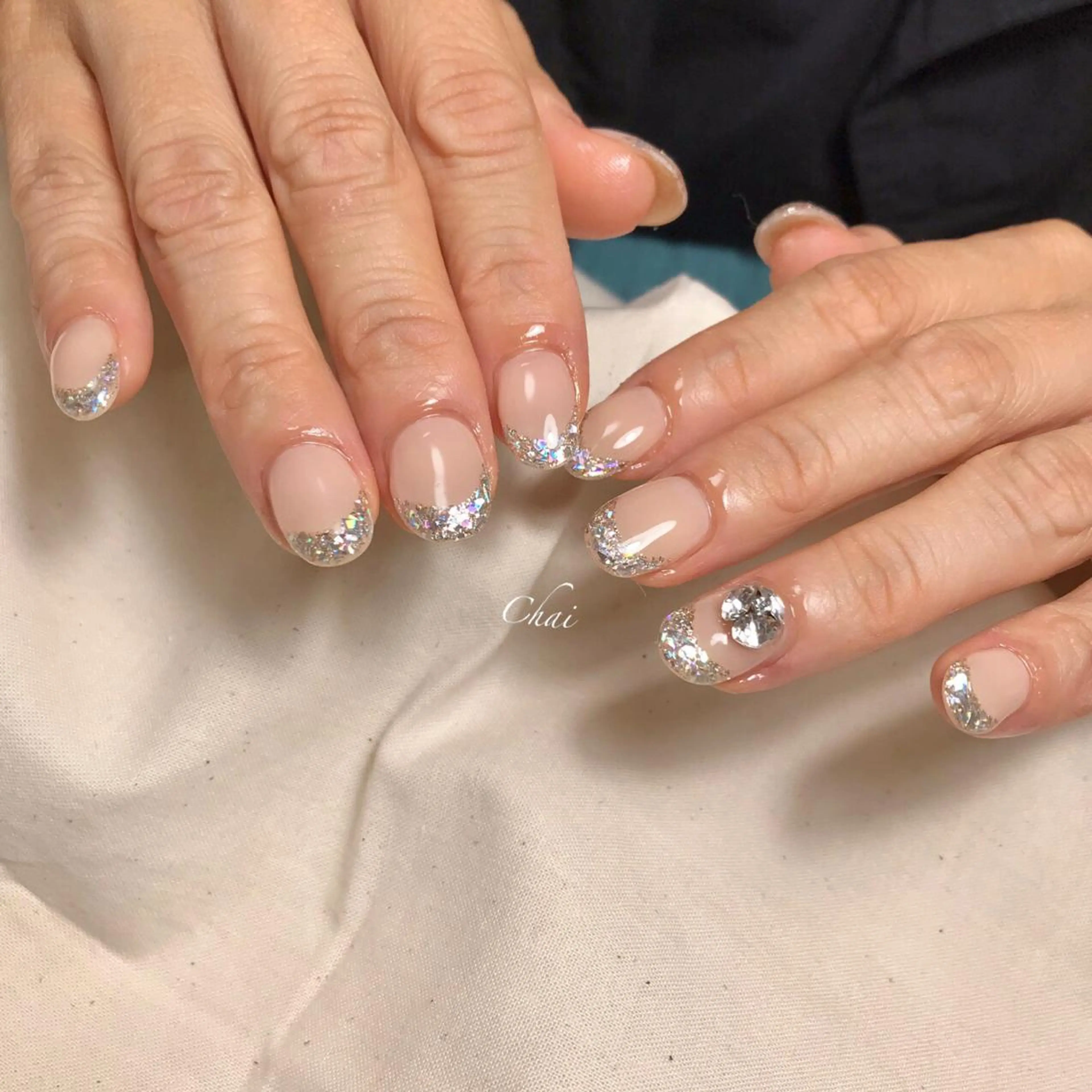 ネイル ラメ(グリッター) ハンドネイル 💅 Ai.のネイルデザイン