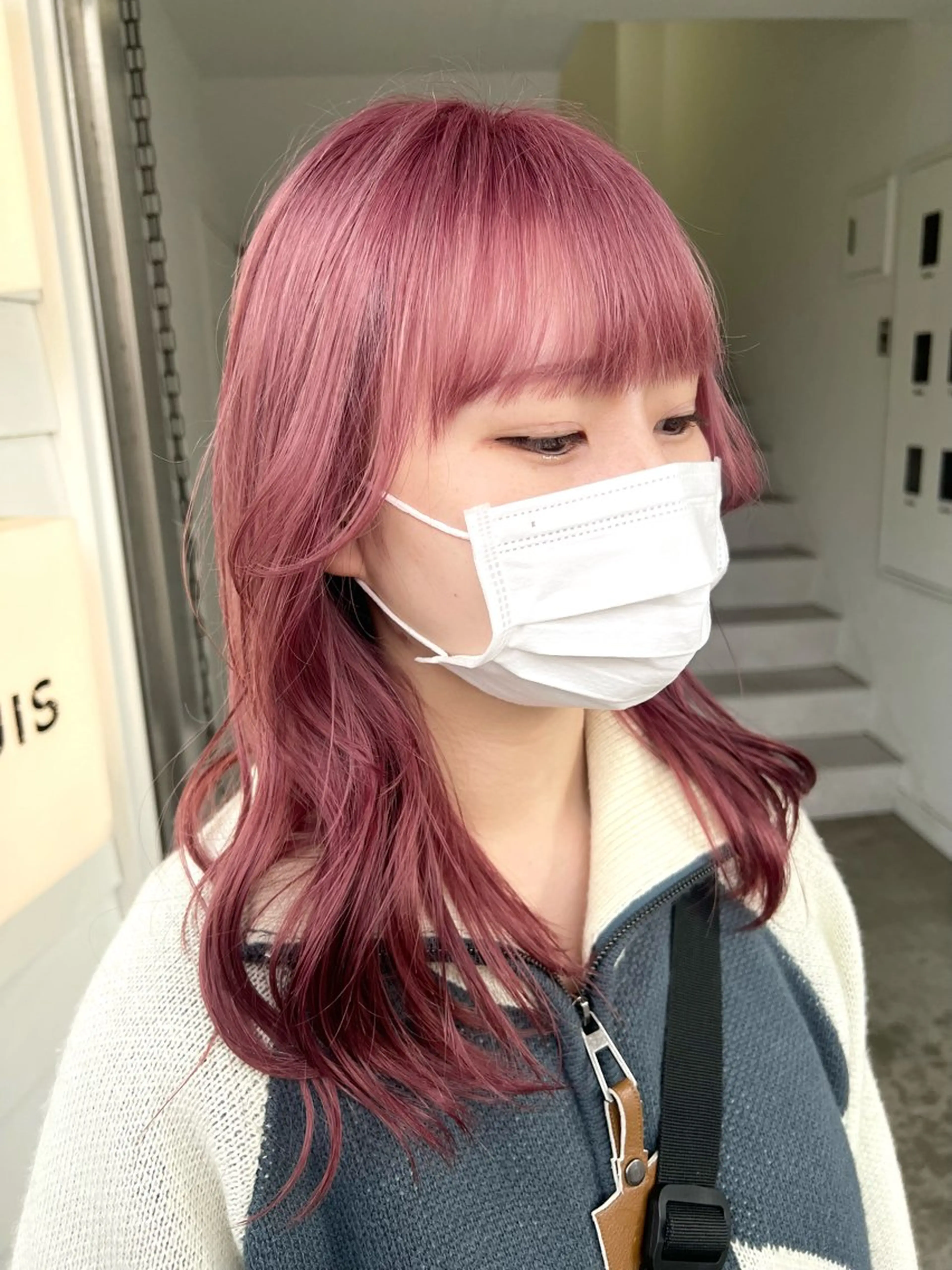 セミロング カラー ブリーチ ヘアカラー Ami ブリーチ/ハイトーンのヘアスタイル