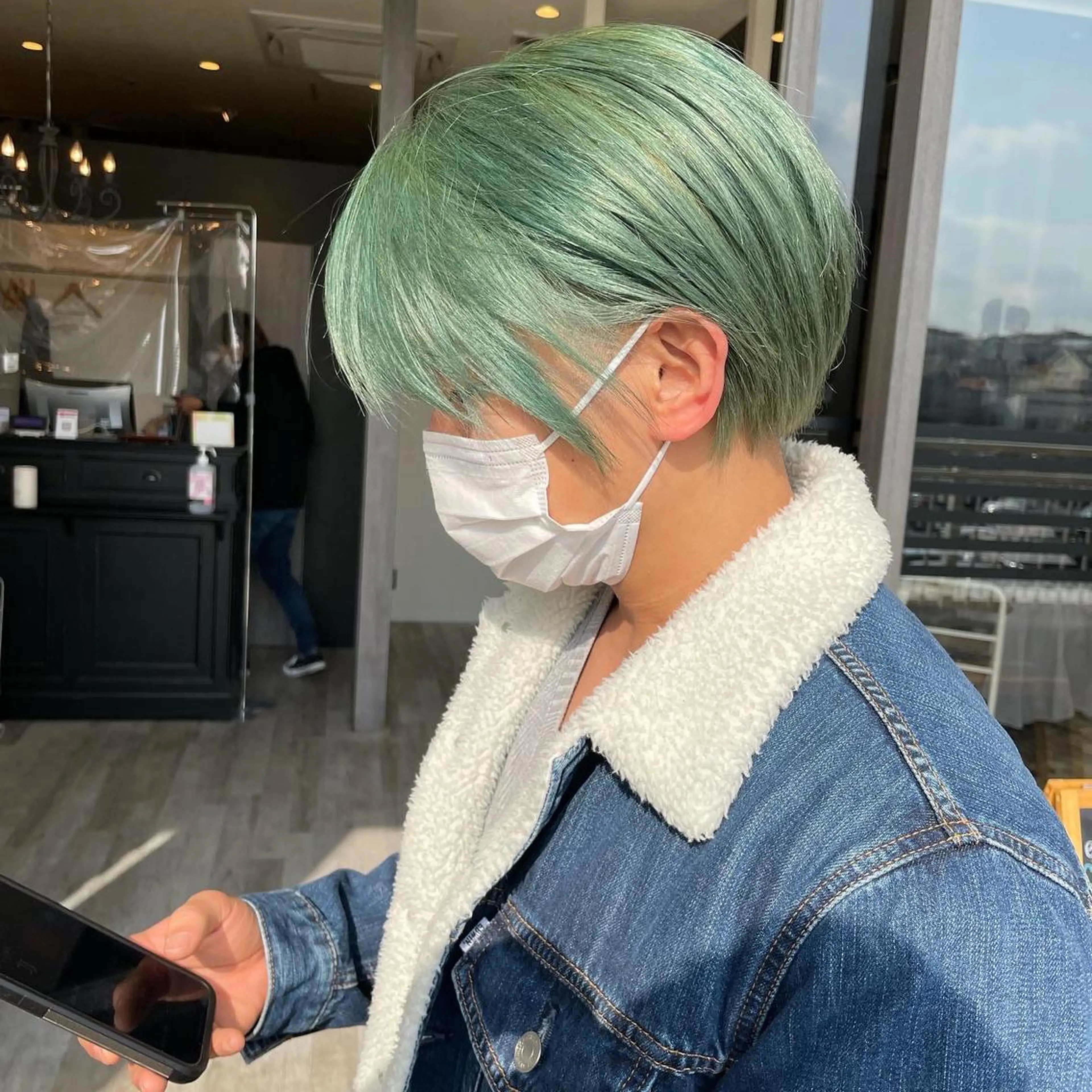 カラー メンズ 田中   麗彩也のヘアスタイル