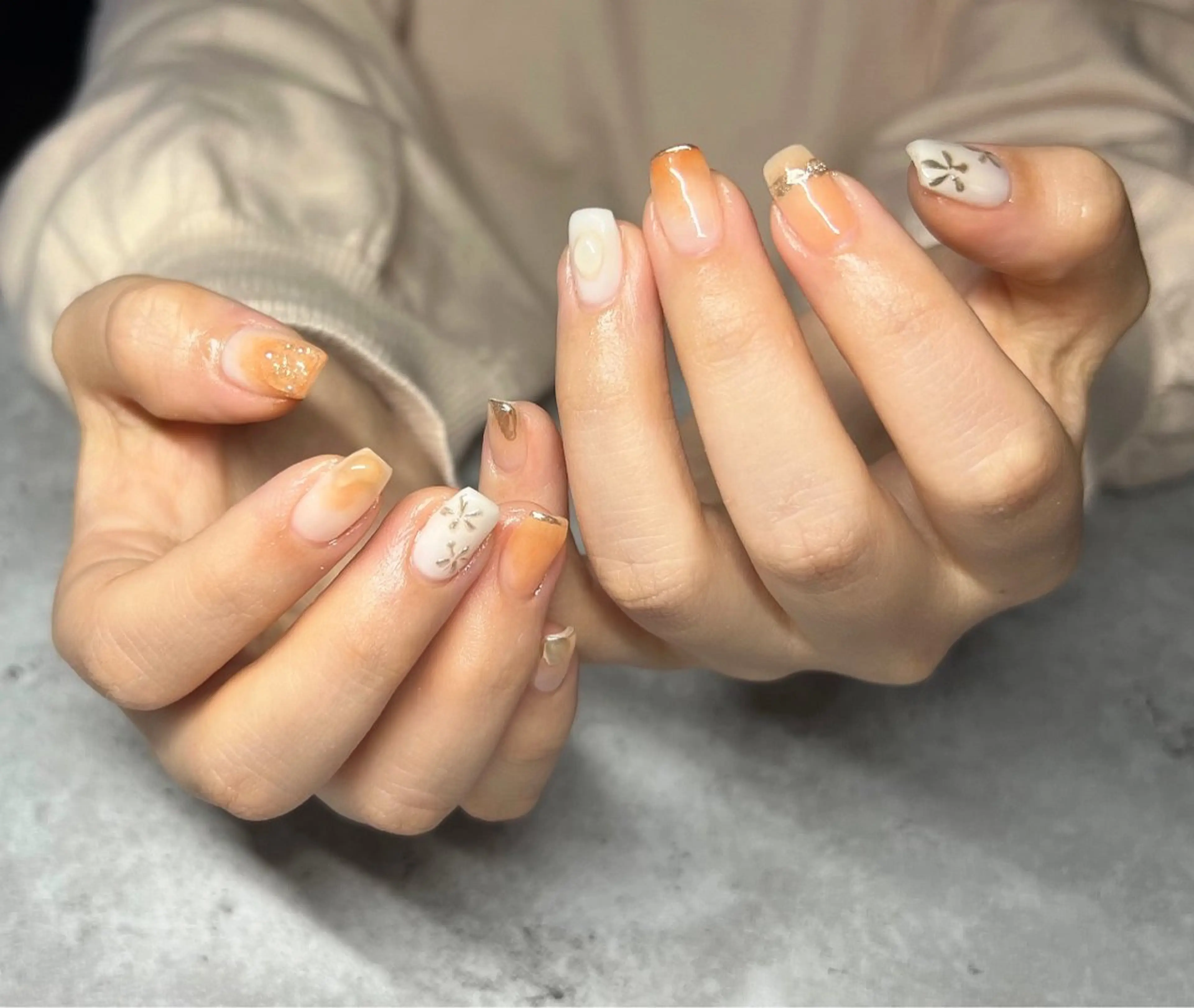 ネイル ハンドネイル Minako 【Charmant】のネイルデザイン