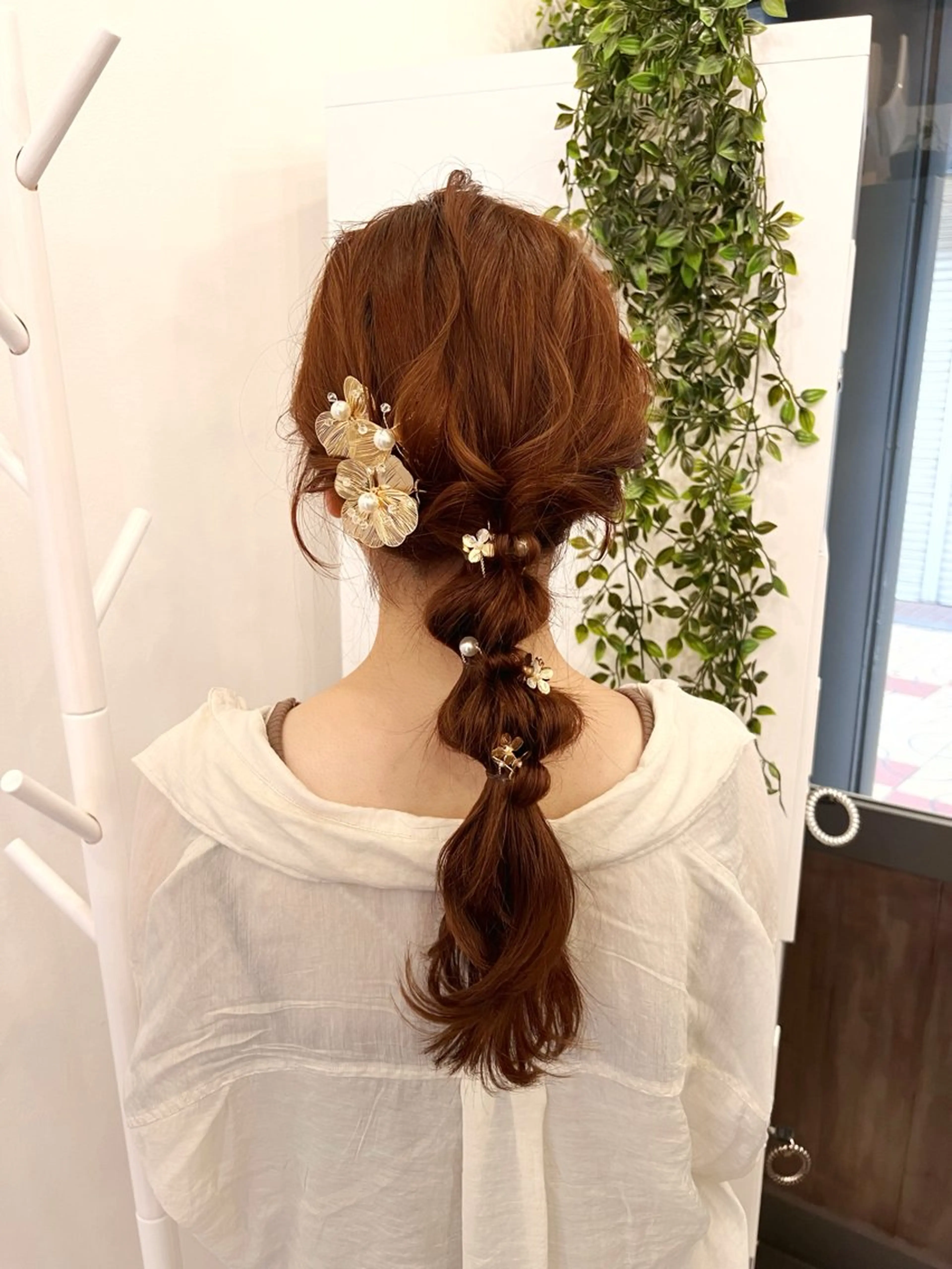 ヘアアレンジ 結婚式・ブライダル NEWpOLICY所属・RE -NAのヘアスタイル