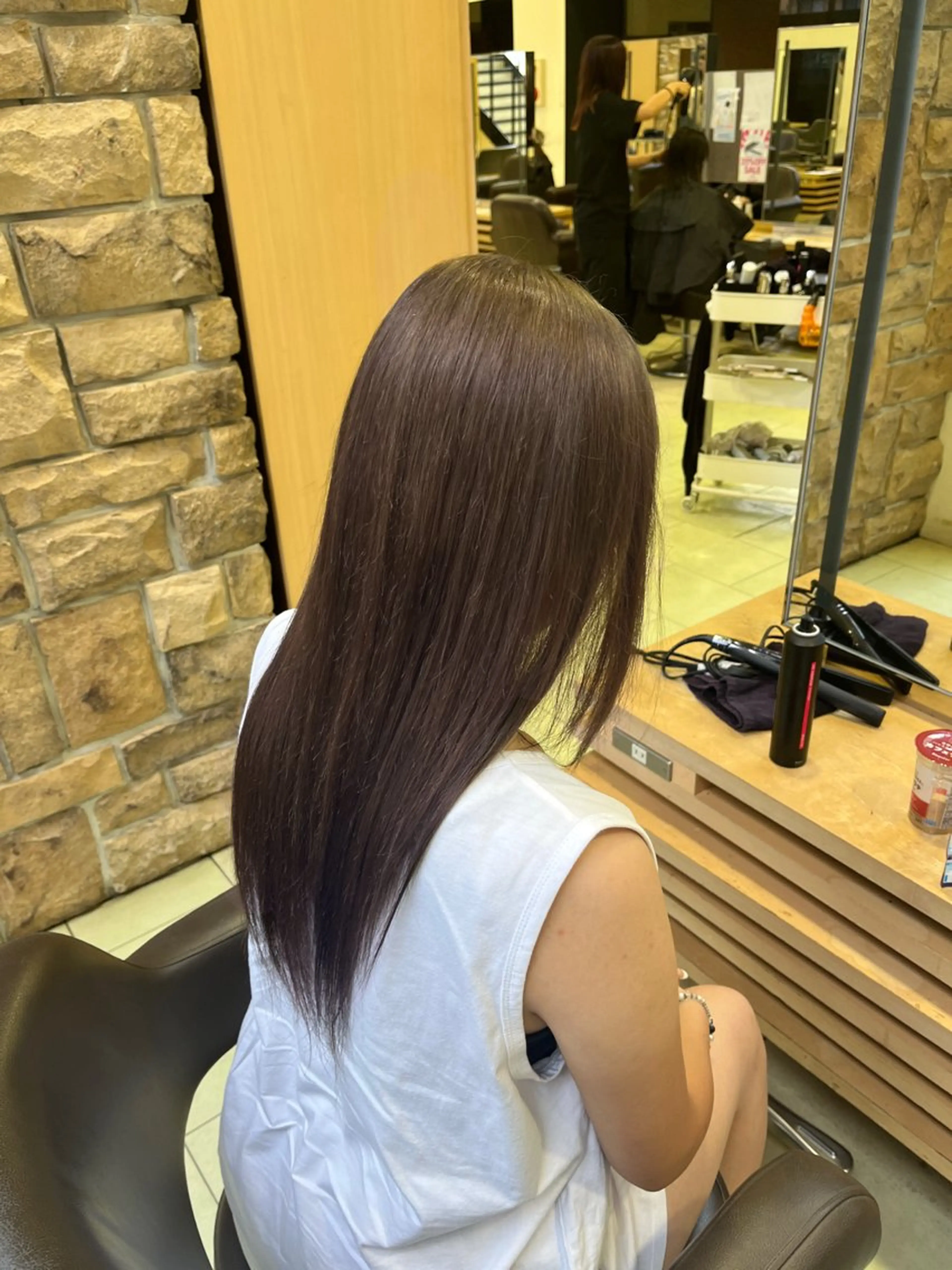 ロング カラー ヘアカラー waka❤️✨ レイヤーボブ/ネイルのヘアスタイル