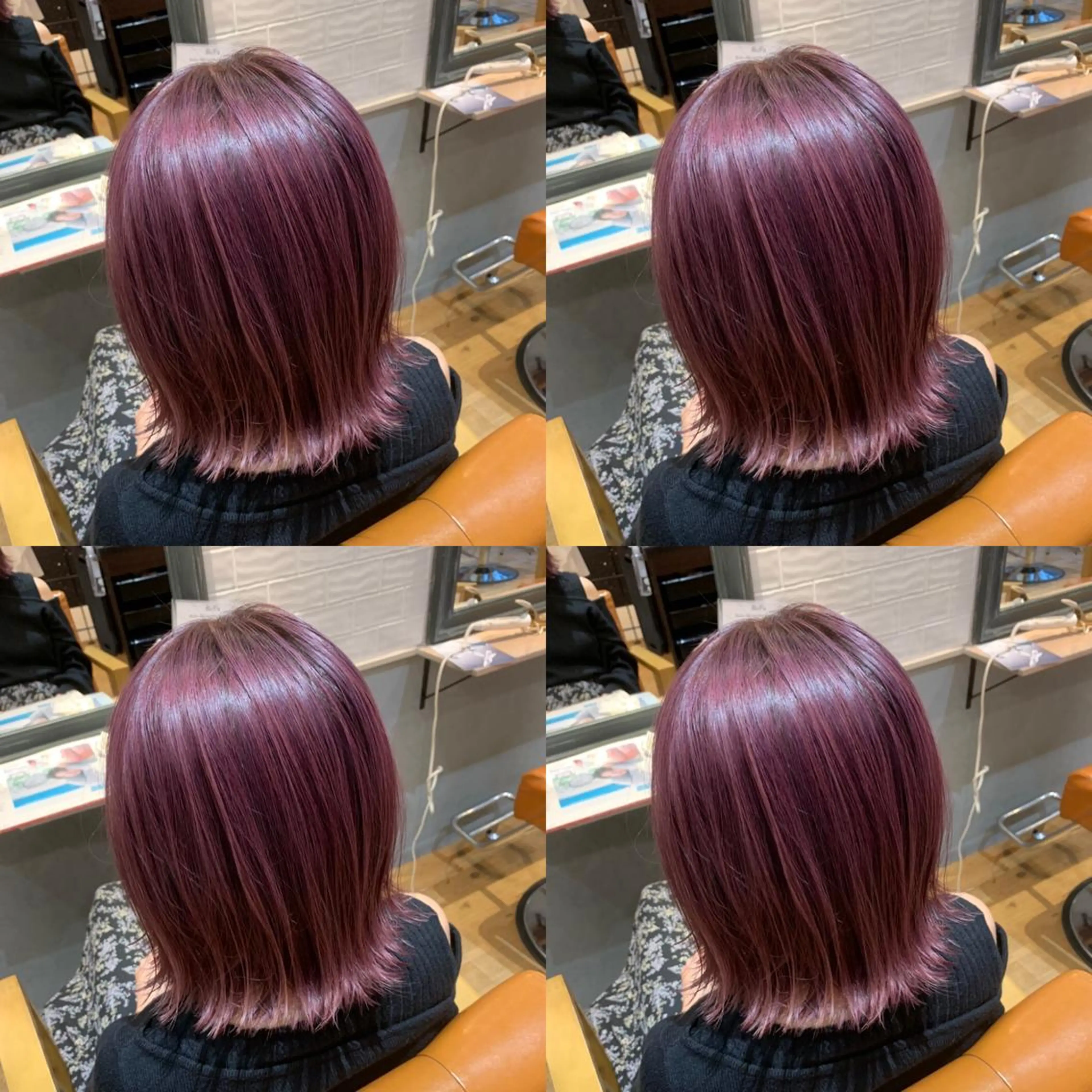 ショート ピンクラベンダー ✨髪質改善✖︎韓国 レイヤー✨ナカムラのヘアスタイル