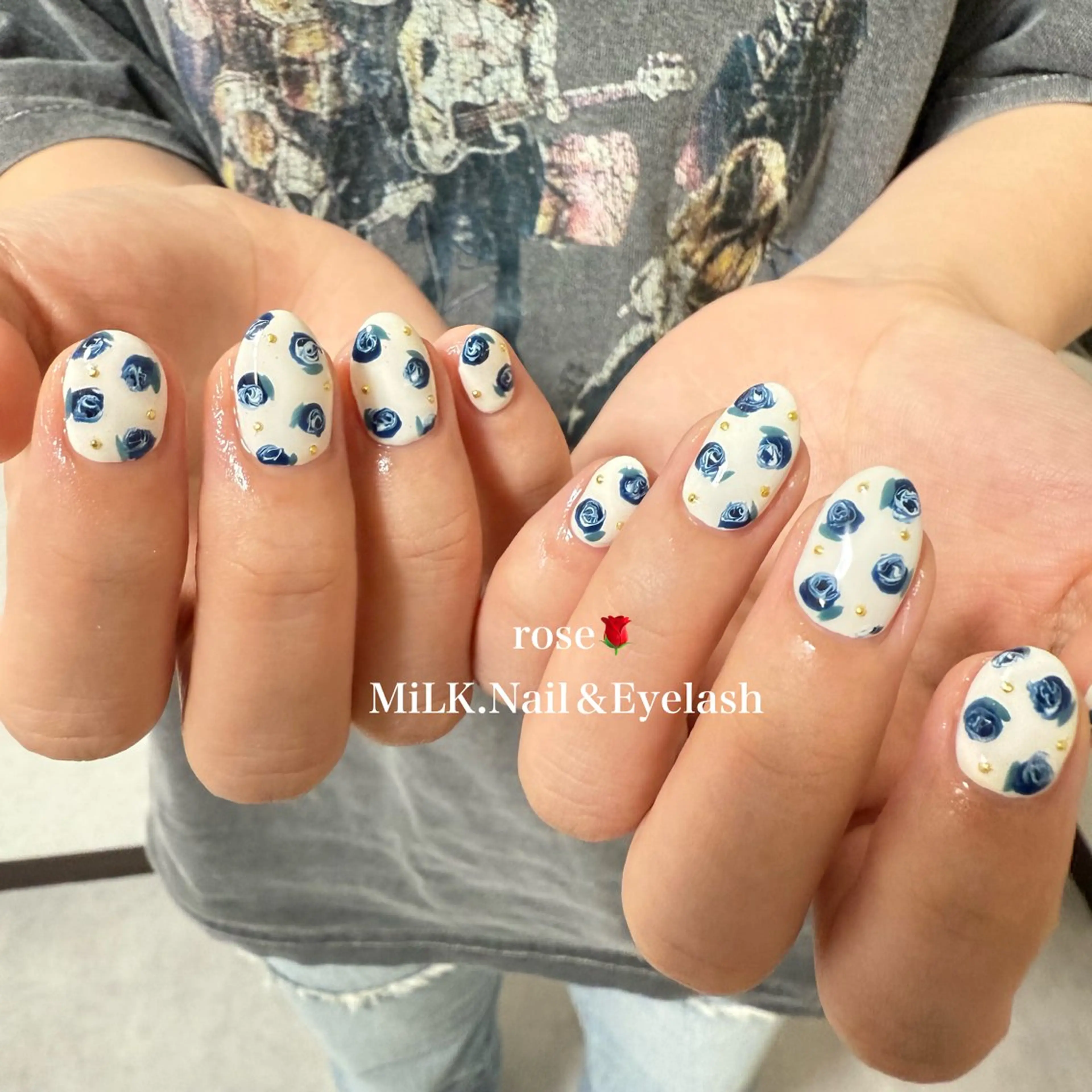 ネイル ハンドネイル MiLK.   Nail&Eyelash所属・MiLK. wakaのマツエク・マツパデザイン
