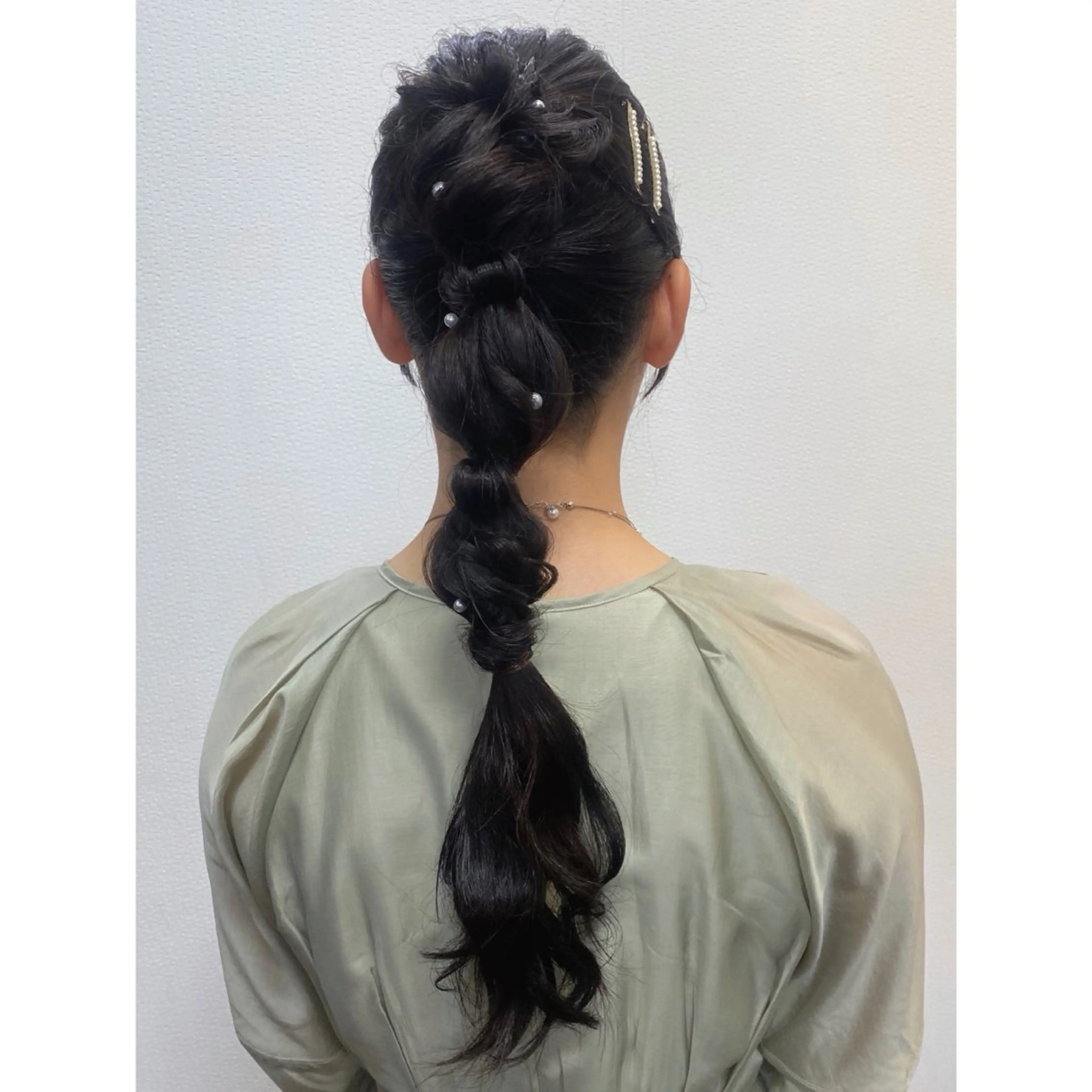 ロング ヘアアレンジ 上品透け感🫧大人 シアー🌸カナ🌸のヘアスタイル