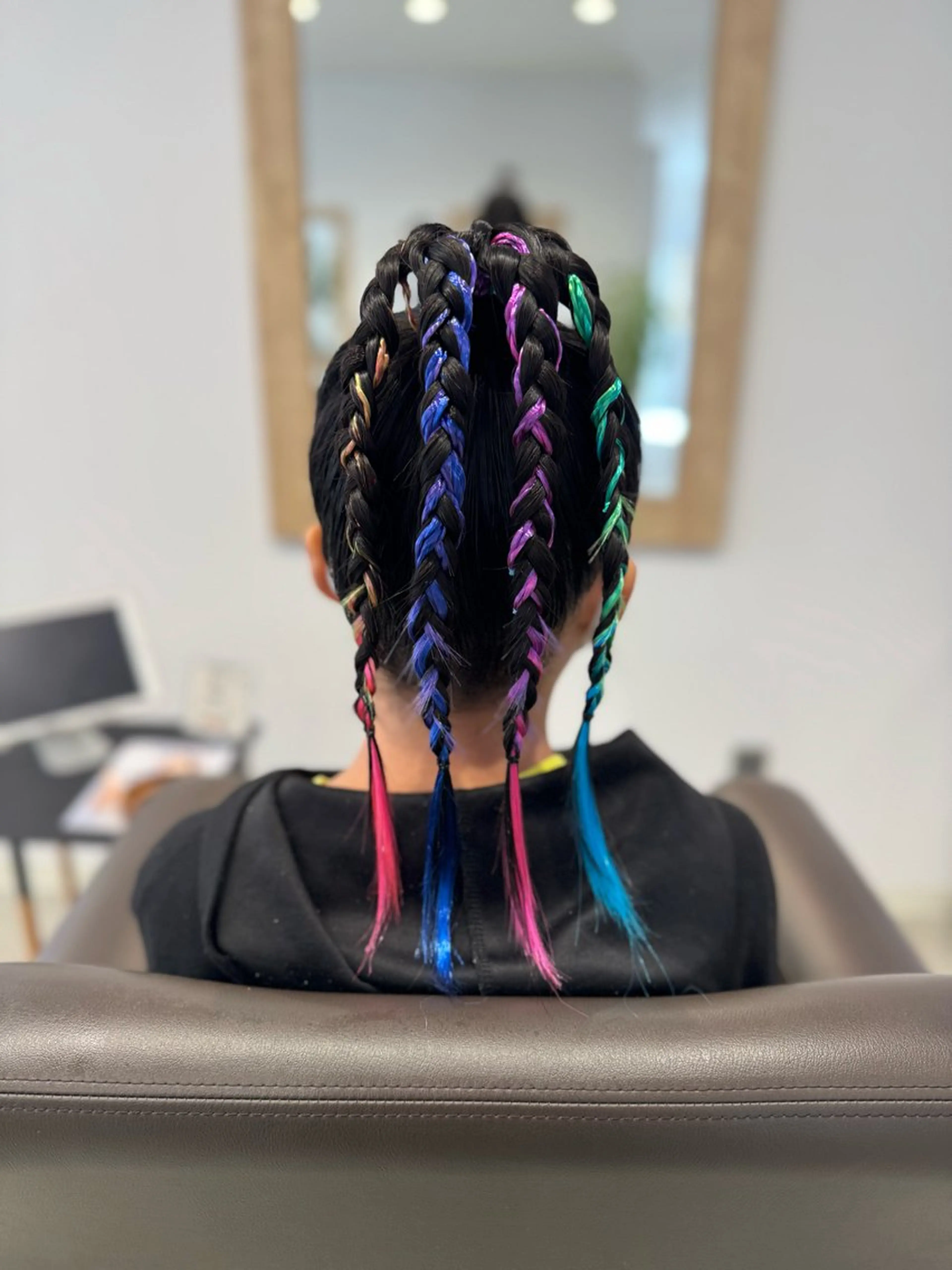 ヘアアレンジ 三つ編み エクステ ヘアセット May hair【メイヘア】所属・サイトウ ヒトミ 【メイヘア】のヘアスタイル