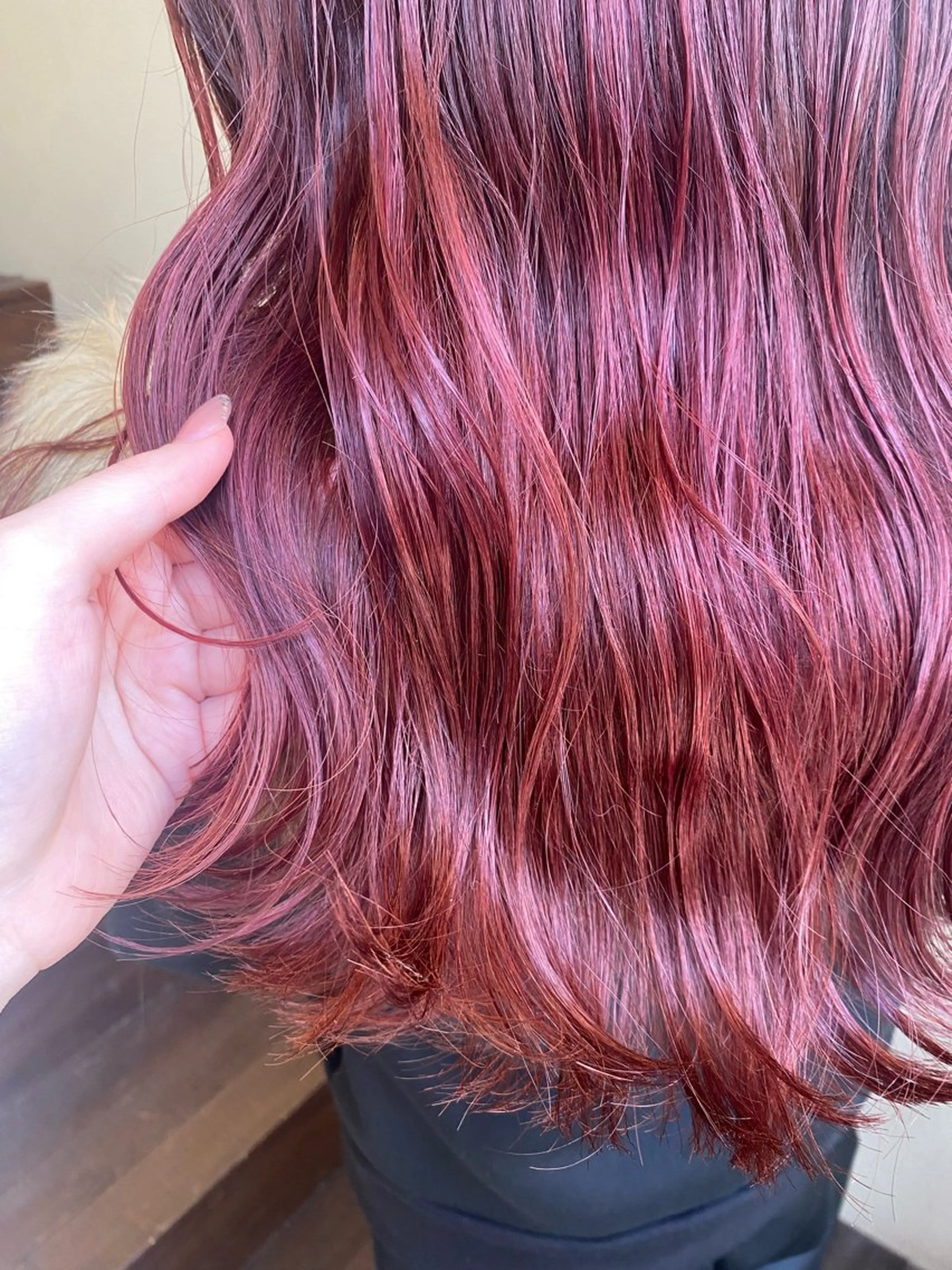 ロング カラー カット ヘアカラー トリートメント 透明感カラー/ 小顔カット/ミヅキのヘアスタイル