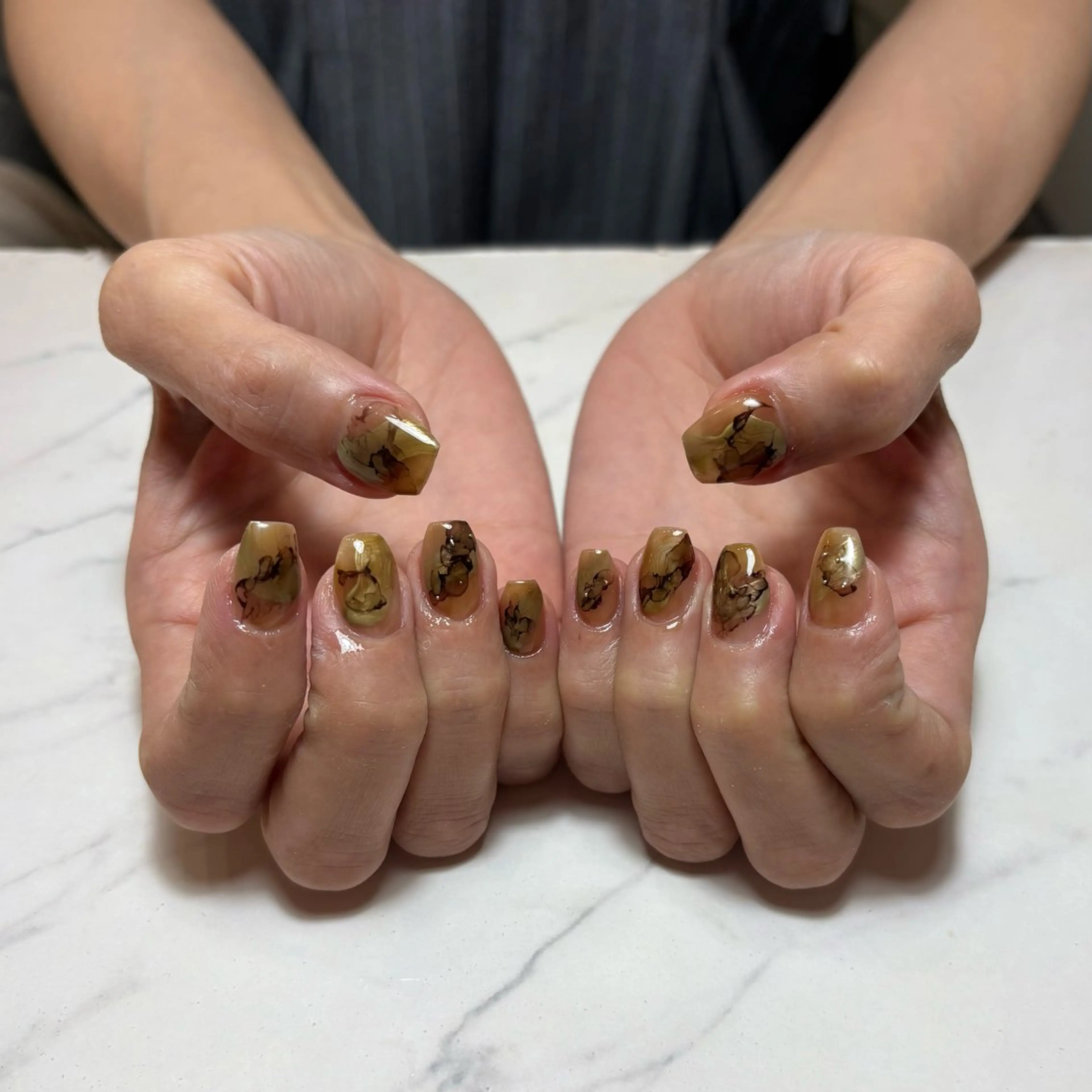 ネイル ニュアンスネイル 💫 さりのネイルデザイン