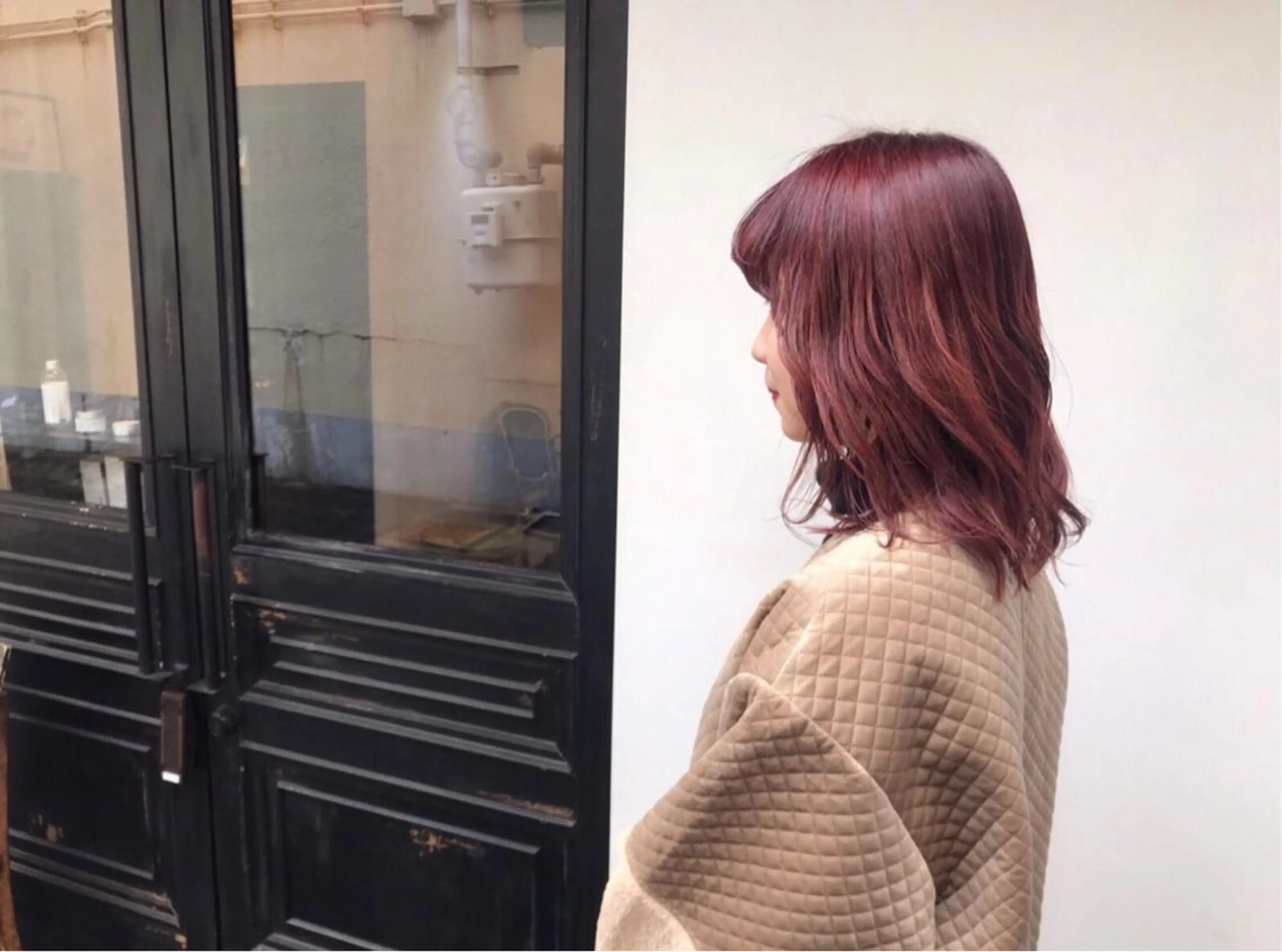 ミディアム カラー tonari 梅田、中崎町のヘアスタイル