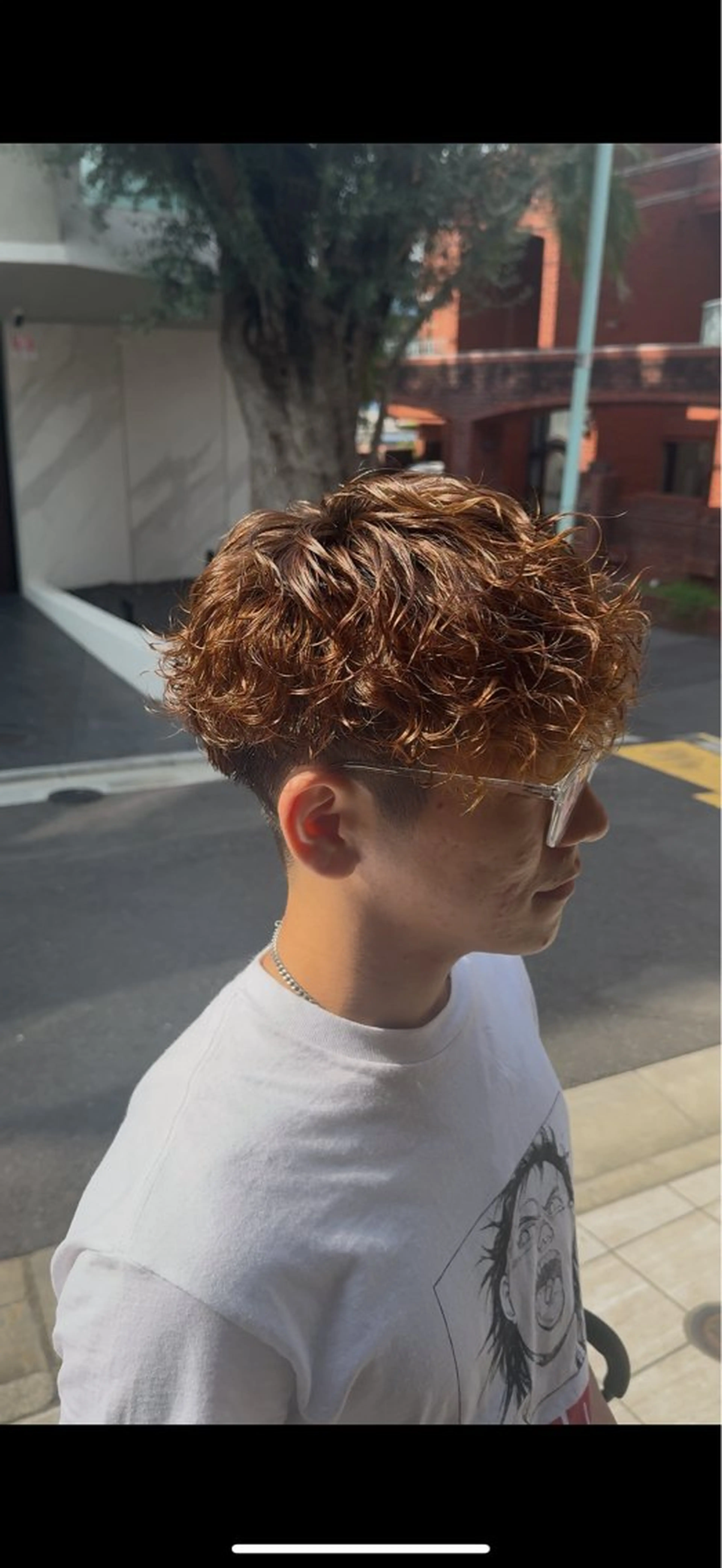 パーマ メンズ 当日予約⭕️ fifth渋谷太田のヘアスタイル