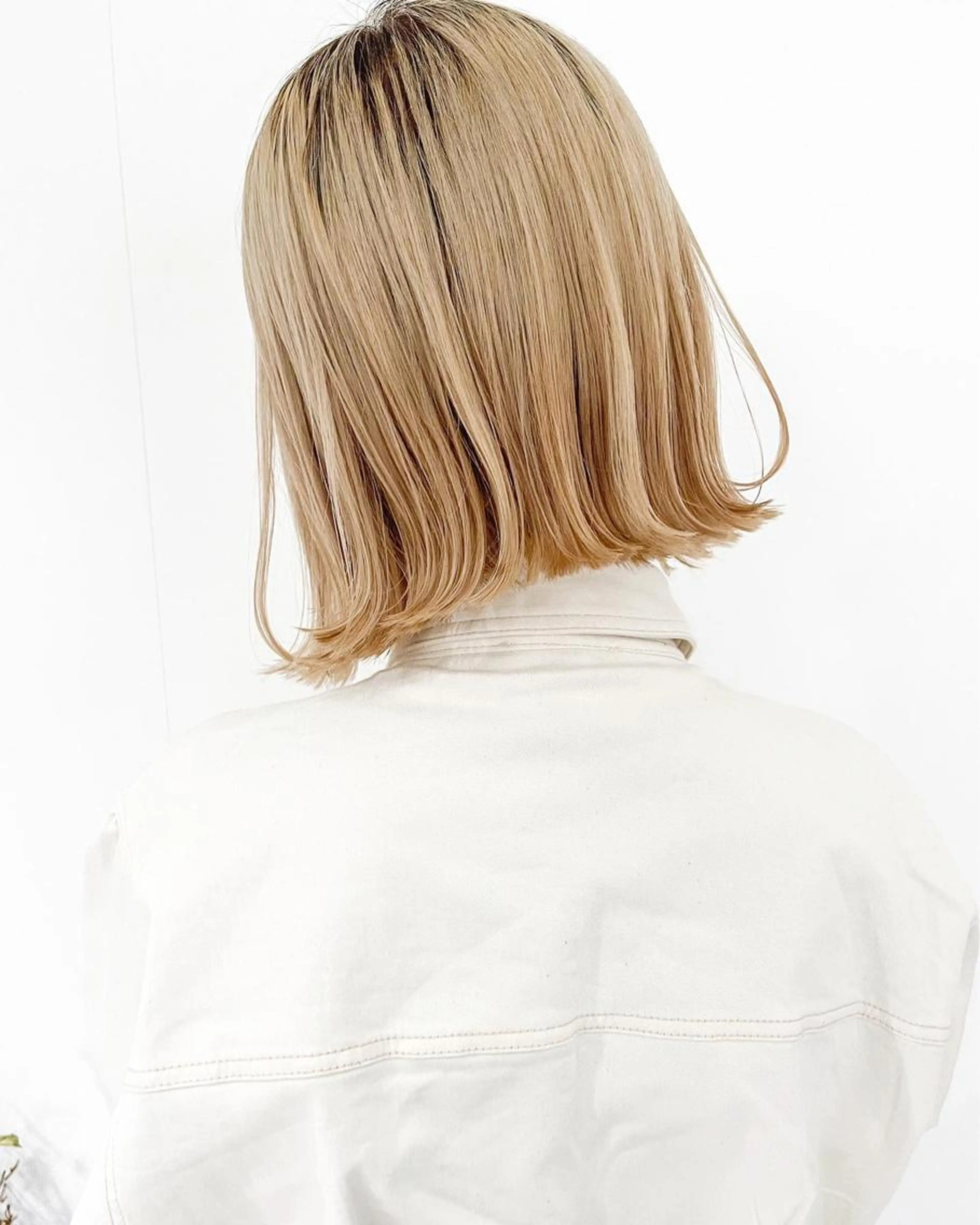 【透明感カラー】カット＋ダブルカラーケアブリーチ込＋クイックTRの写真