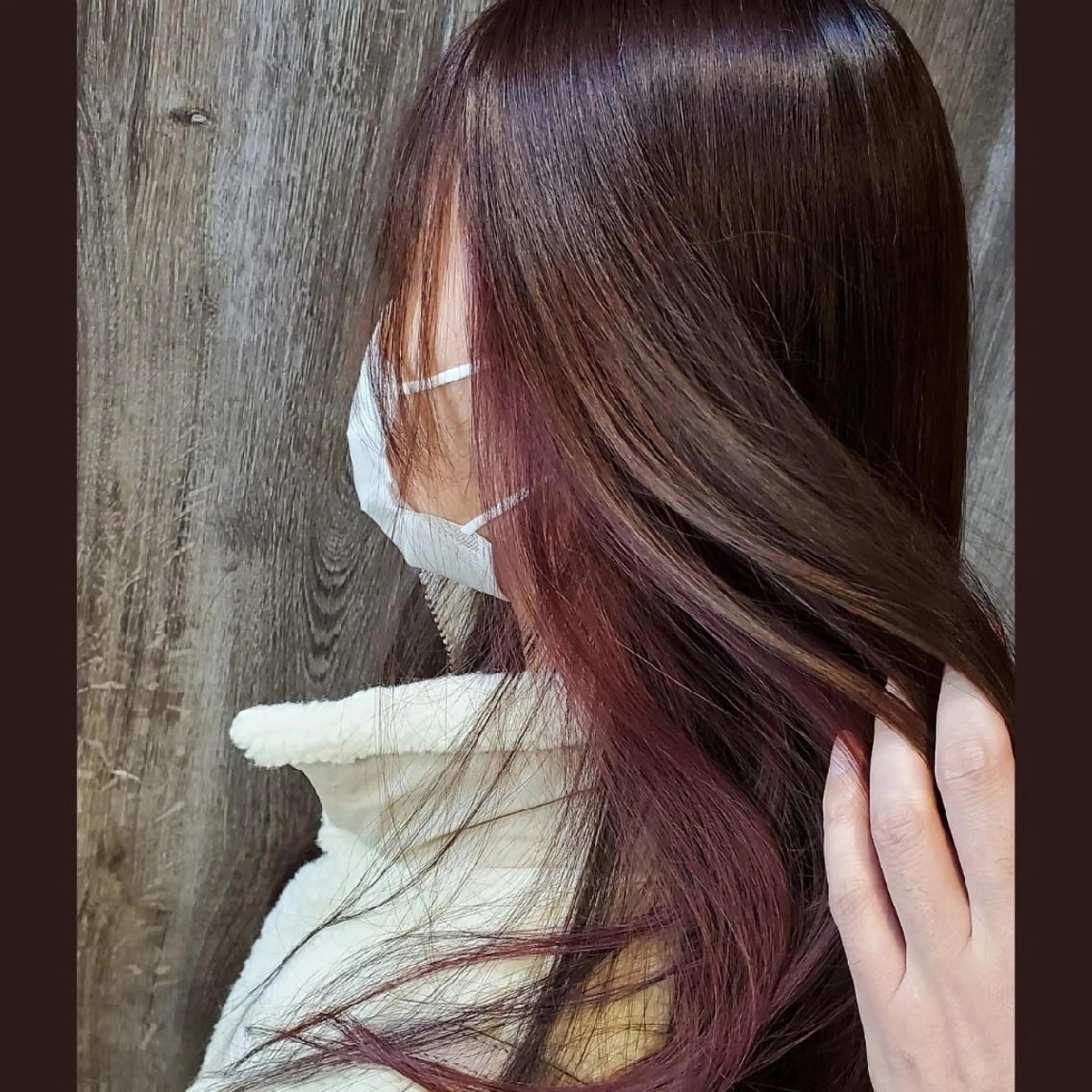 カラー ロング イヤリングカラー HAIRMAKE y21青葉台所属・鈴木 那由人のヘアスタイル