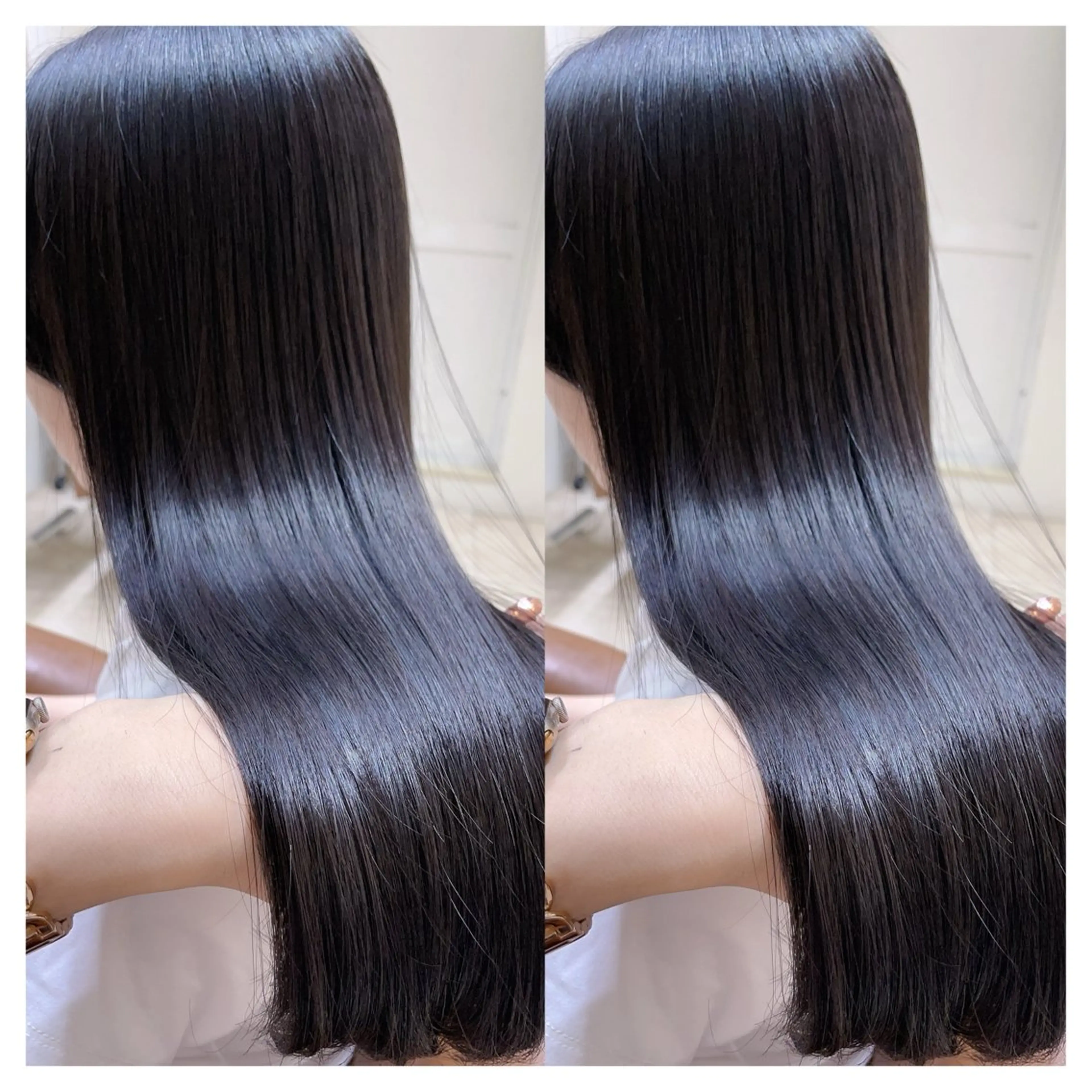 セミロング カラー カット ヘアカラー 縮毛矯正 トリートメント 村山 茉衣のヘアスタイル