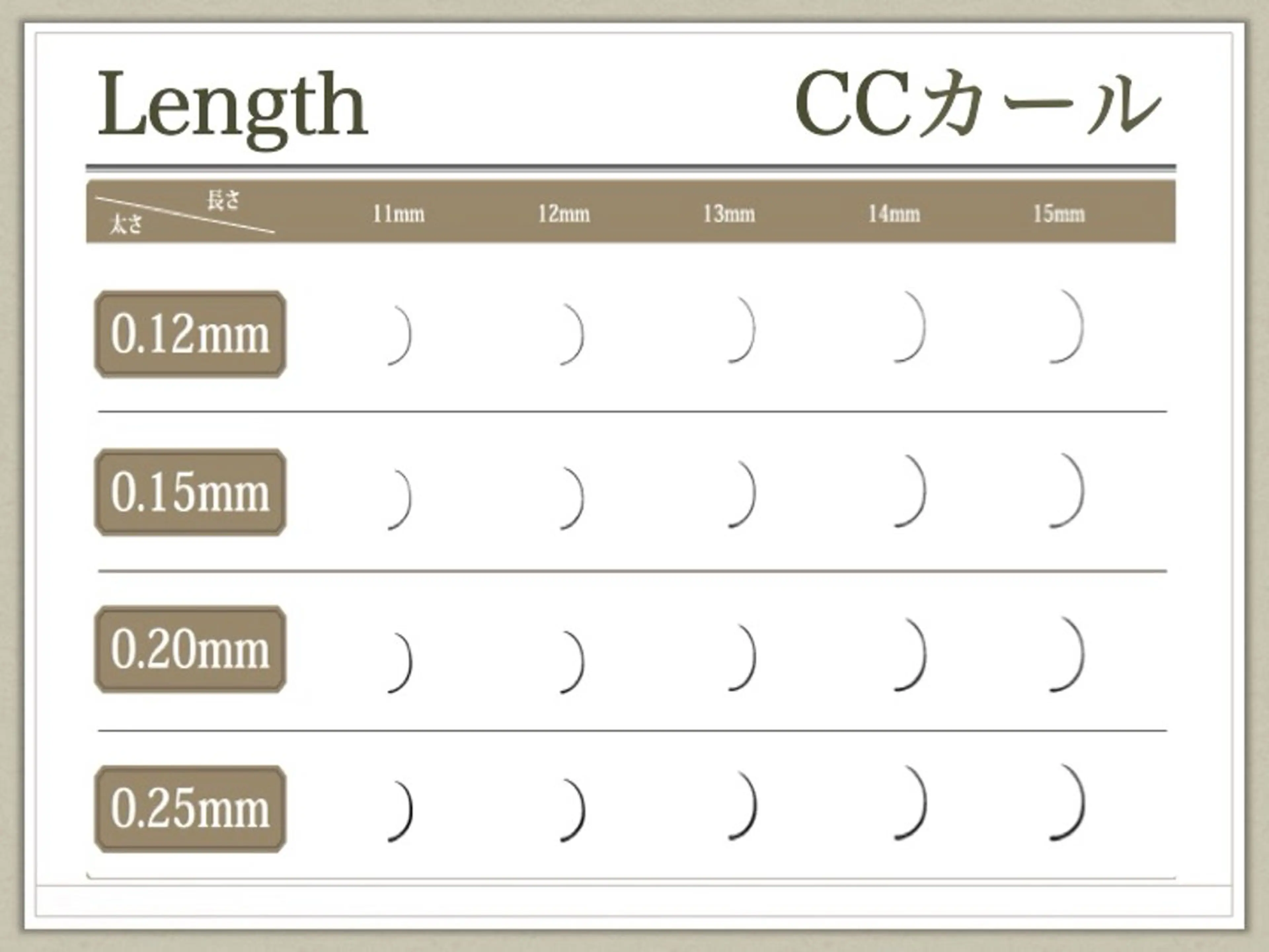 マツエク・マツパ CCカール Cカール SalonEF 名駅店所属・SalonEF 芽生/MEIのマツエク・マツパデザイン