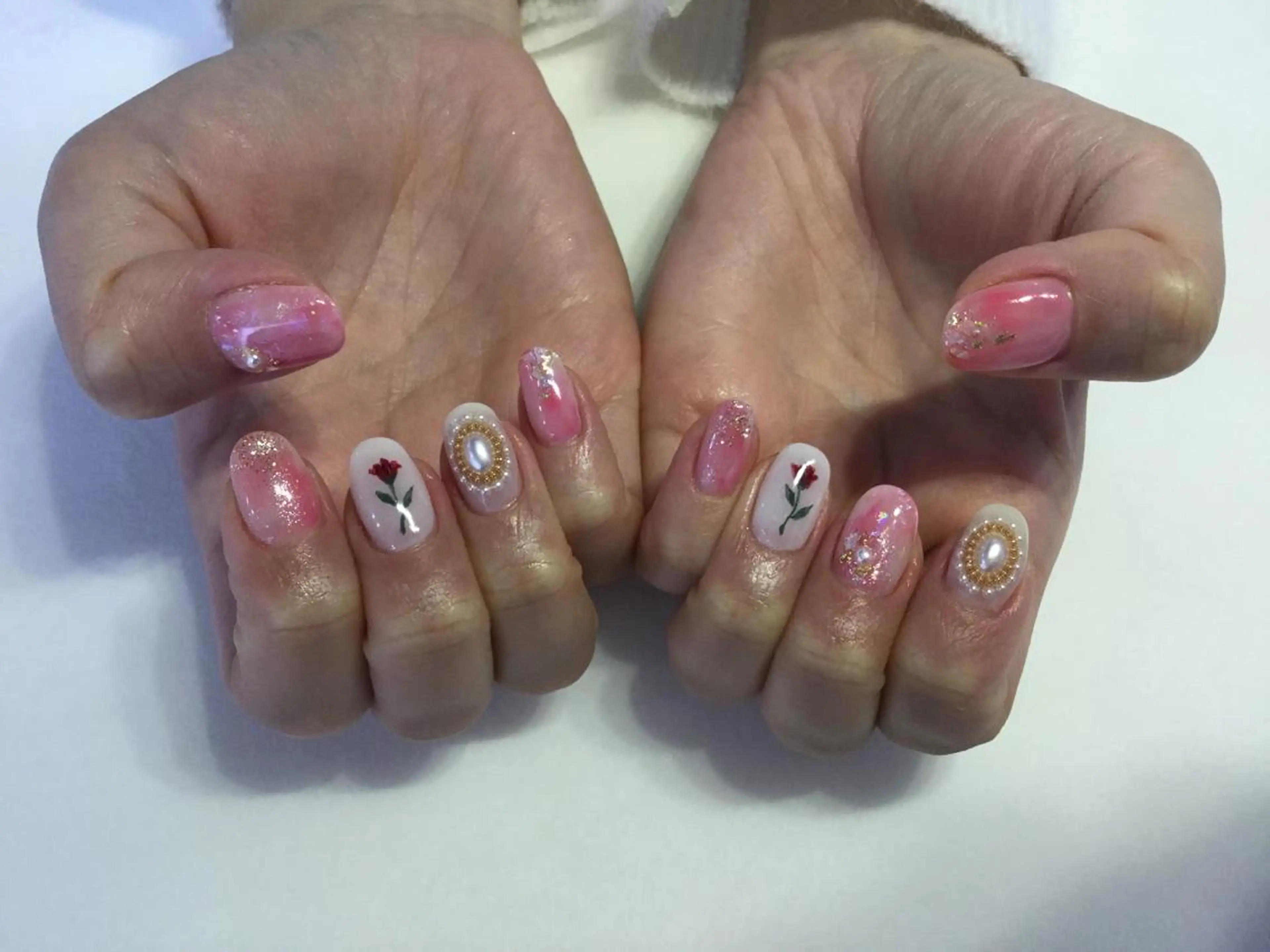 ネイル 💎🐰 saki. m 🐰💎のネイルデザイン