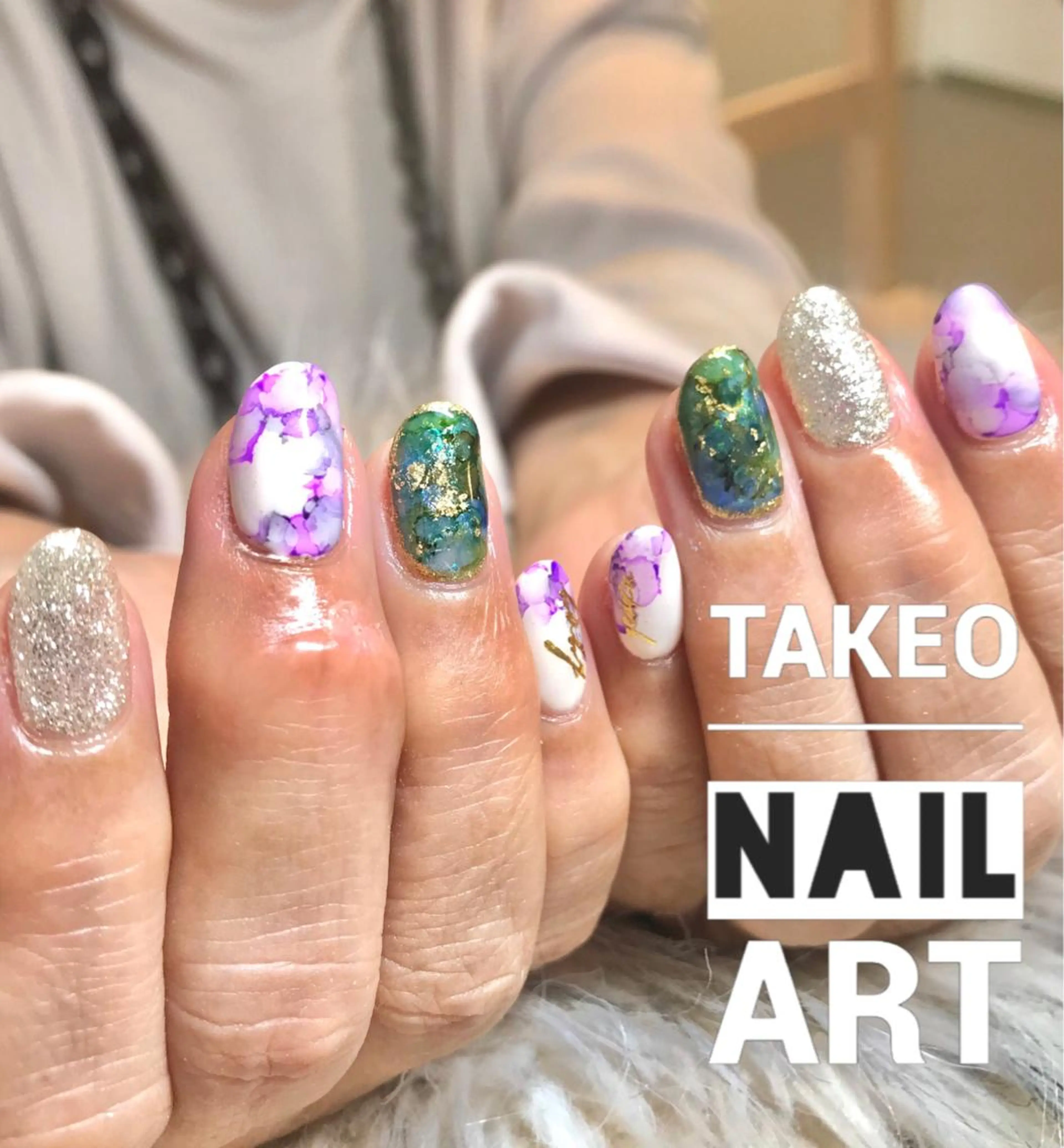 ミディアム ネイル nail&eye Aoのマツエク・マツパデザイン