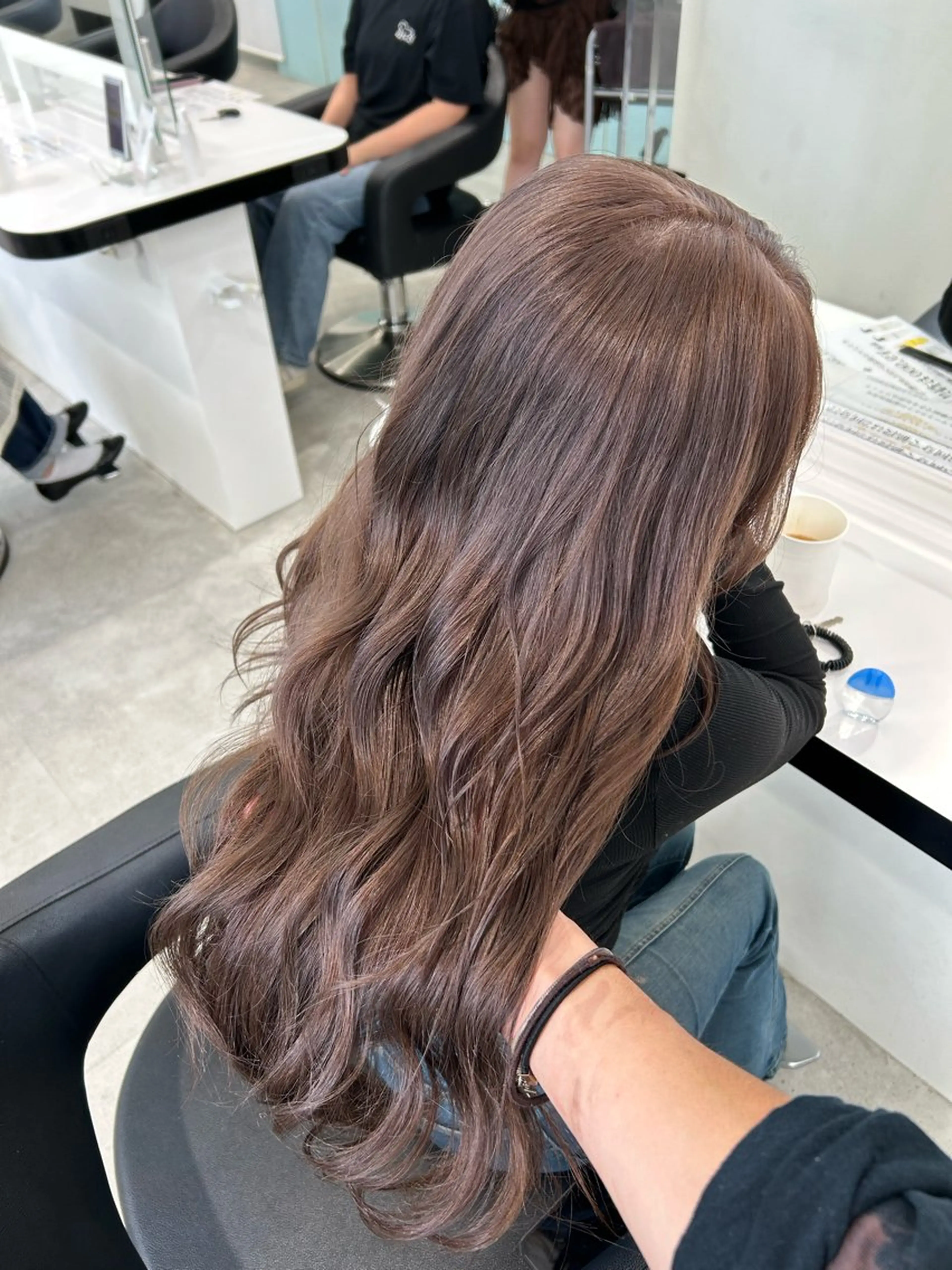 ロング カラー ヘアカラー エフェクトブリーチ／ レイヤーカット／翔のヘアスタイル