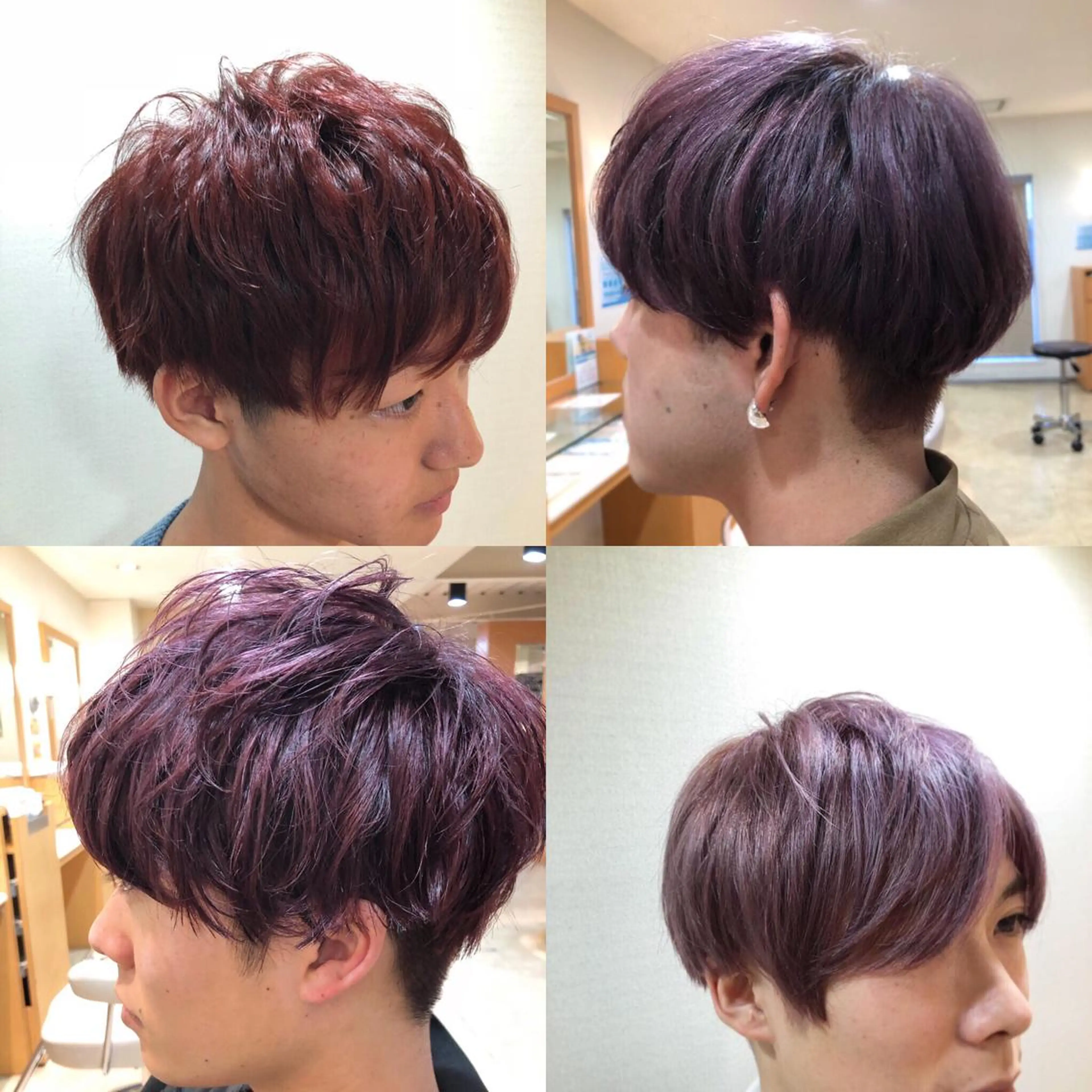 ショート カラー バレイヤージュ ベージュカラー ブリーチ グラデーションカラー ハイライトカラー ニュアンスカラー🫧 加納のヘアスタイル