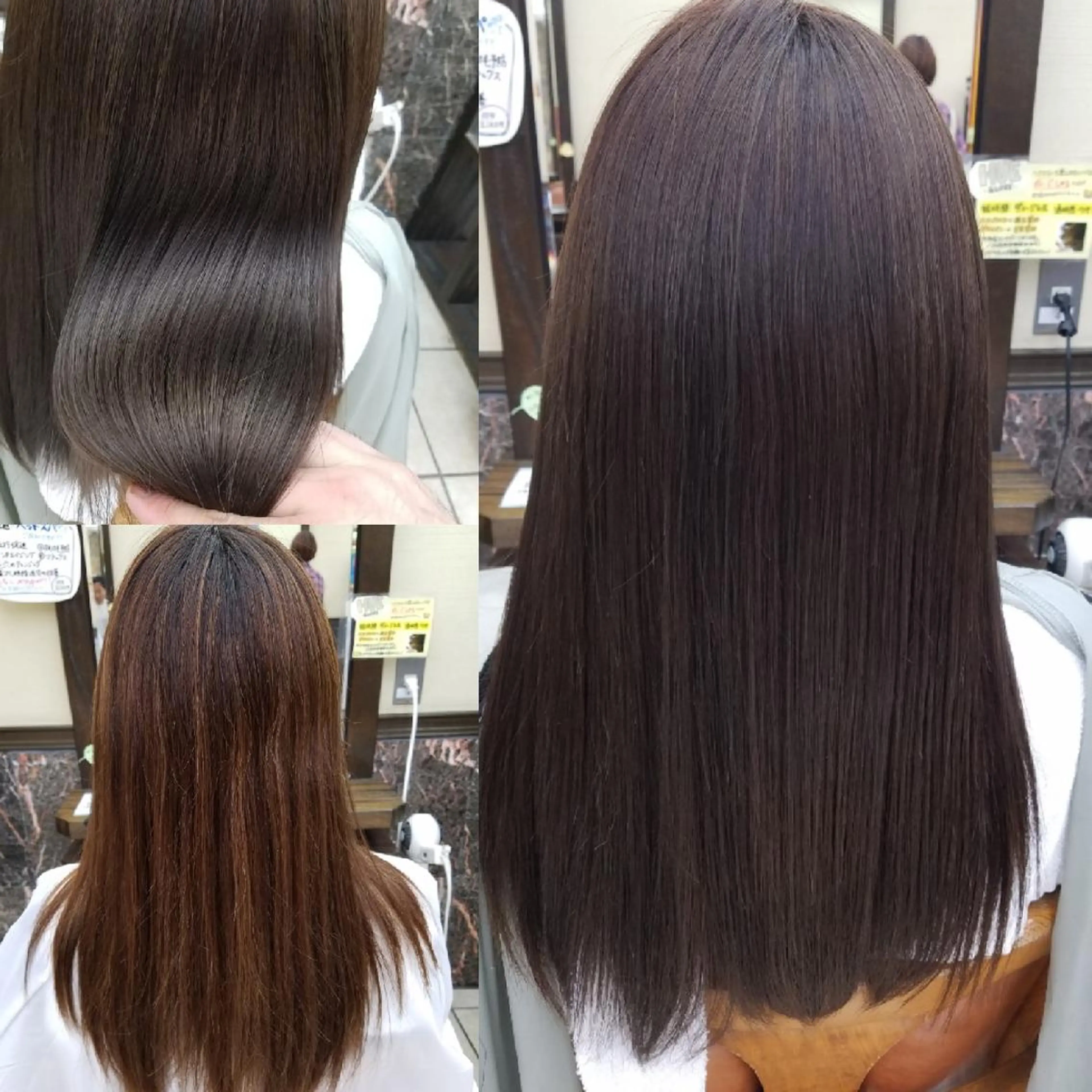 【ミニモ限定艶髪ストレート】カット＋酸熱ストレートの写真