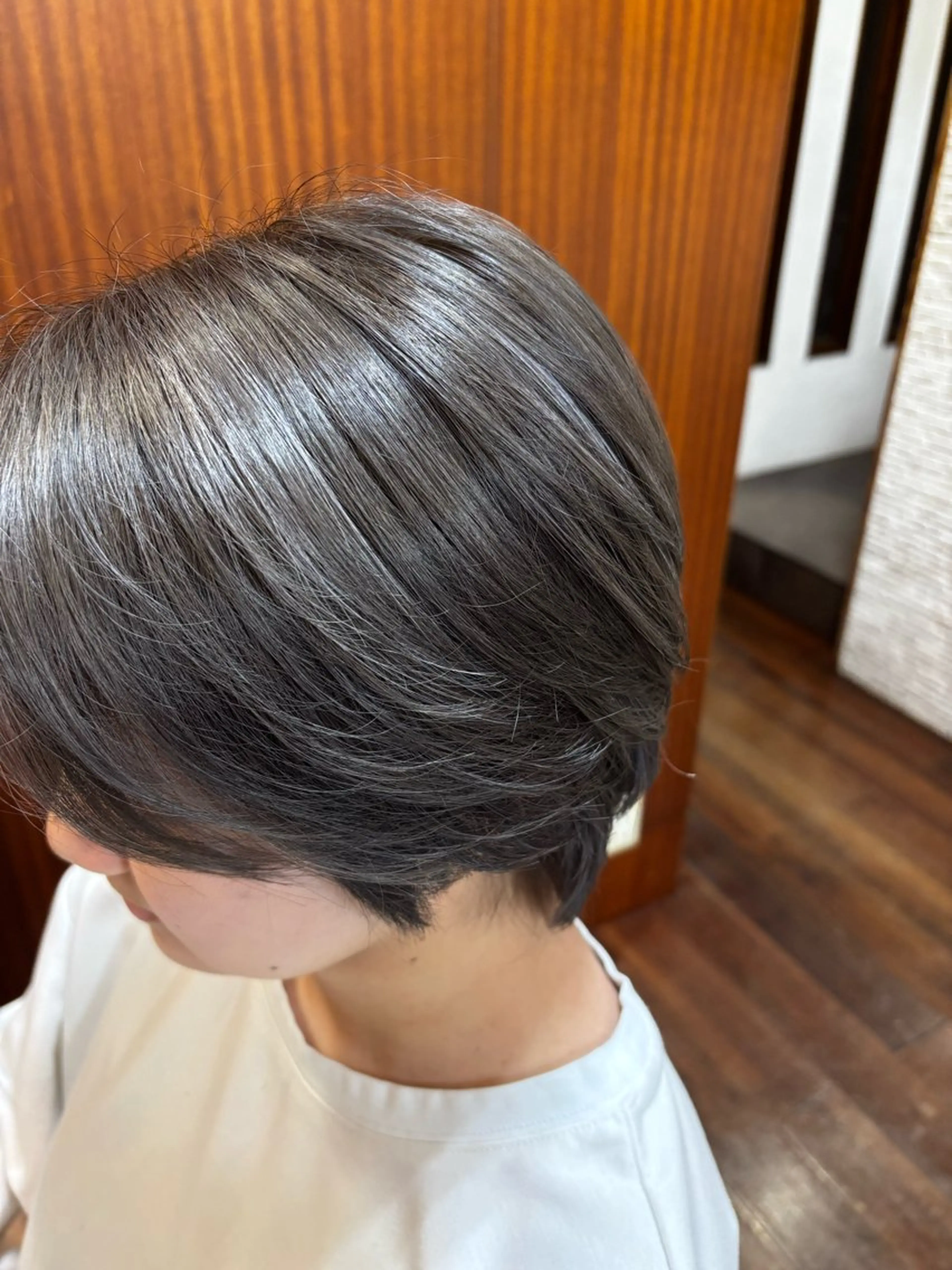 ショート ハイライト カット ヘアカラー トリートメント ボブスタイル/ えぐちりほのヘアスタイル