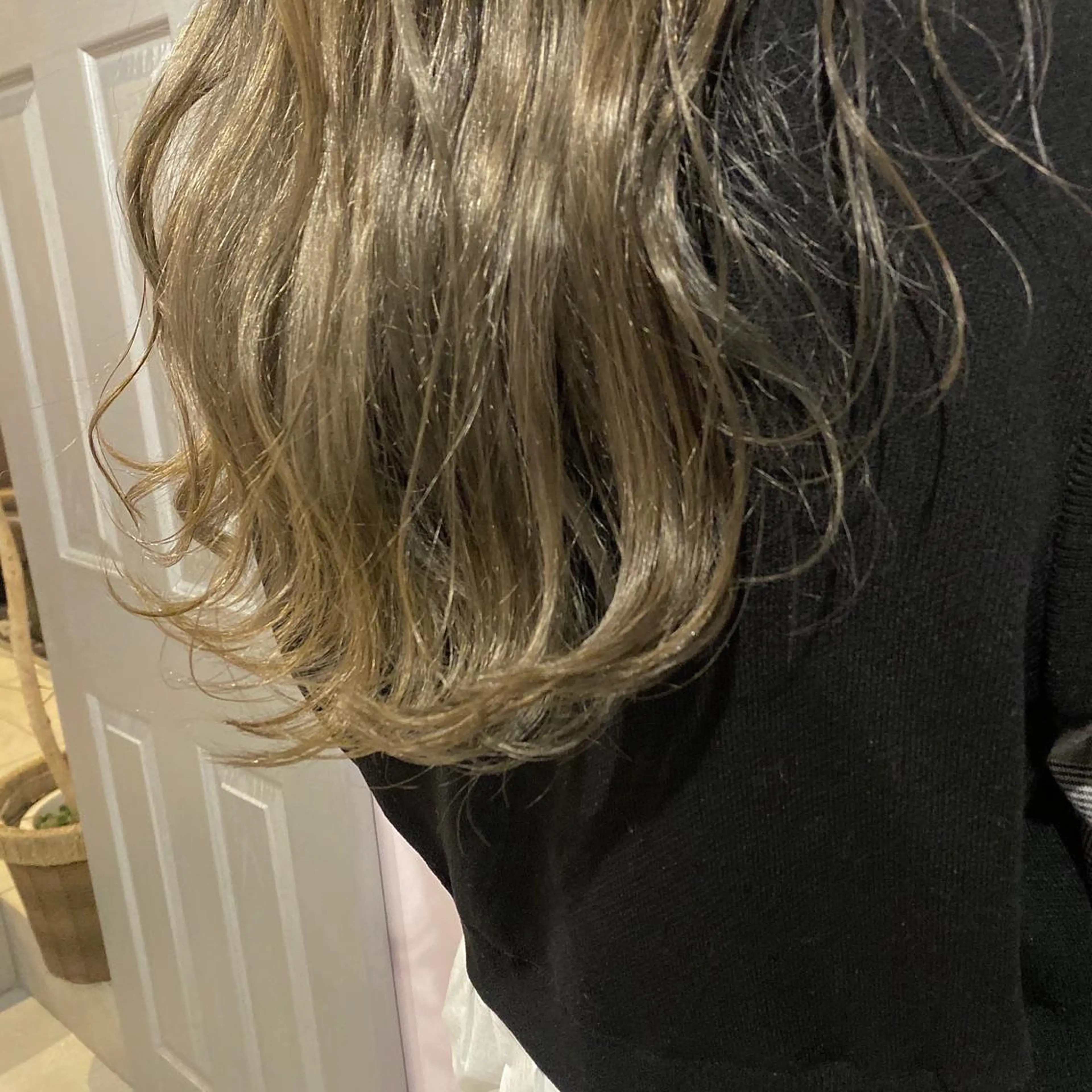 ロング カラー ベージュカラー オリーブベージュ アオイ🩵暖色 /まろやかカラーのヘアスタイル