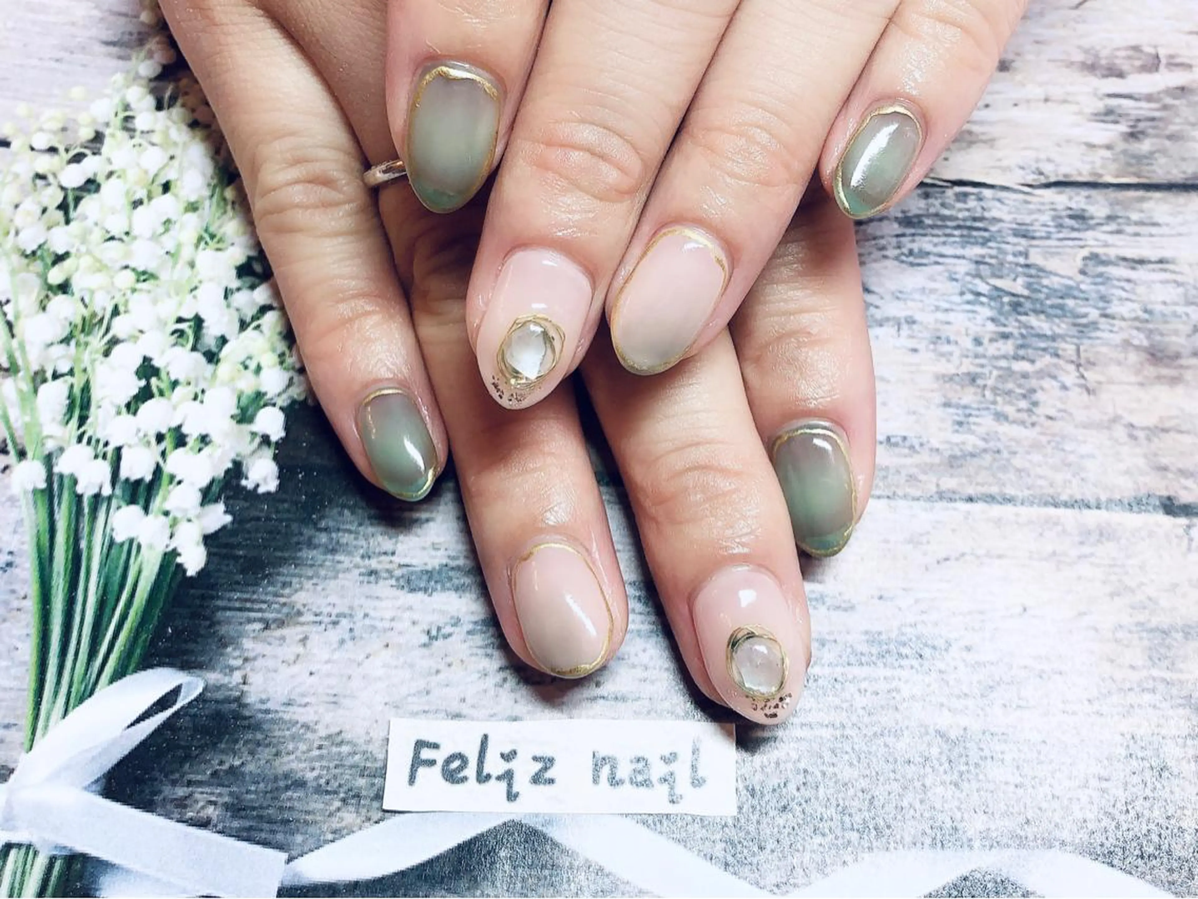 ネイル ジェルネイル ニュアンスネイル オフィスネイル パラジェル ピンク ハンドネイル ユキカ （ネイリスト）のネイルデザイン