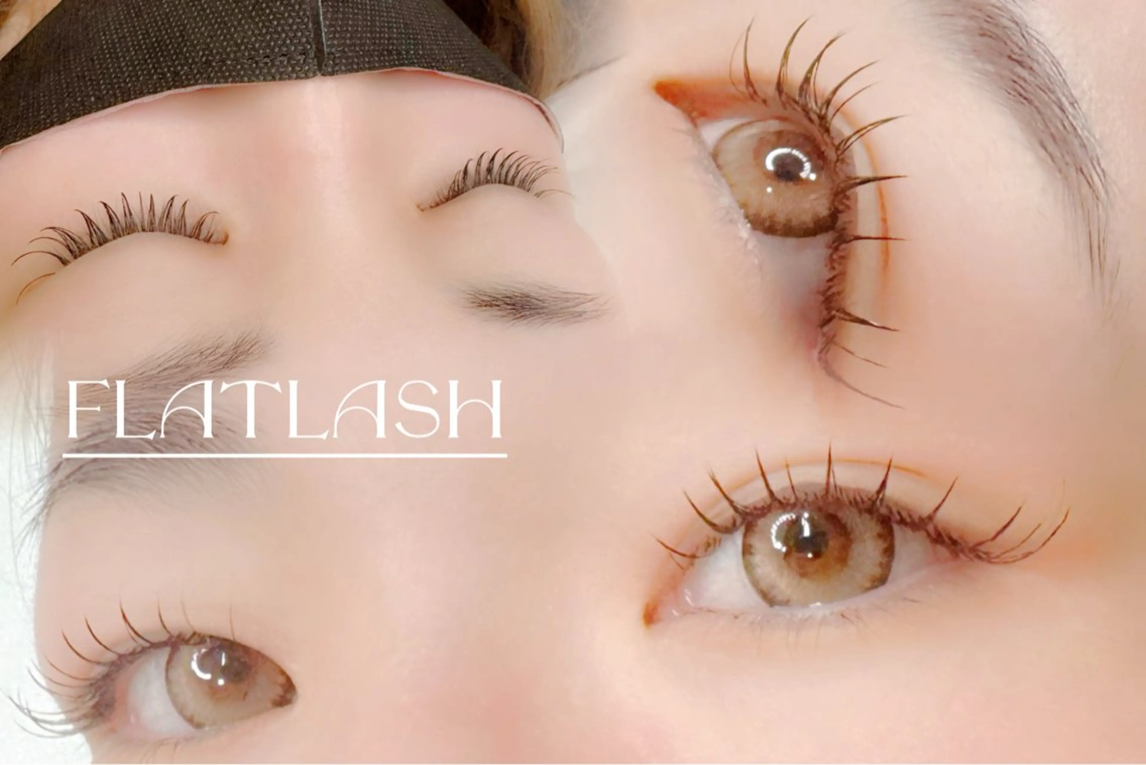 マツエク・マツパ フラットラッシュ ～petiteCoco～eye&eyebrowStudio所属・petiteCoco /長野 麗衣奈のマツエク・マツパデザイン