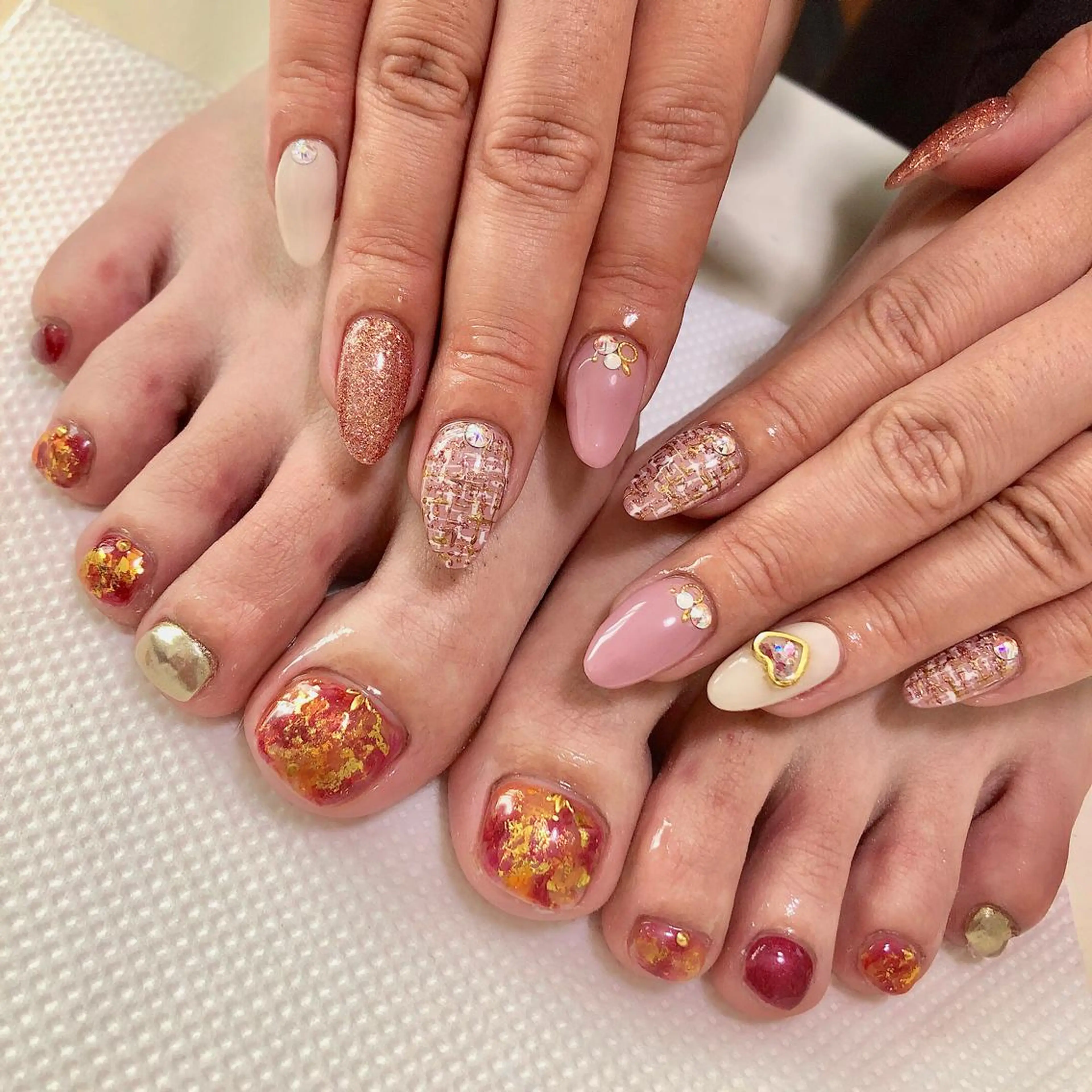 ネイル ハンドネイル フットネイル しば まなみのネイルデザイン