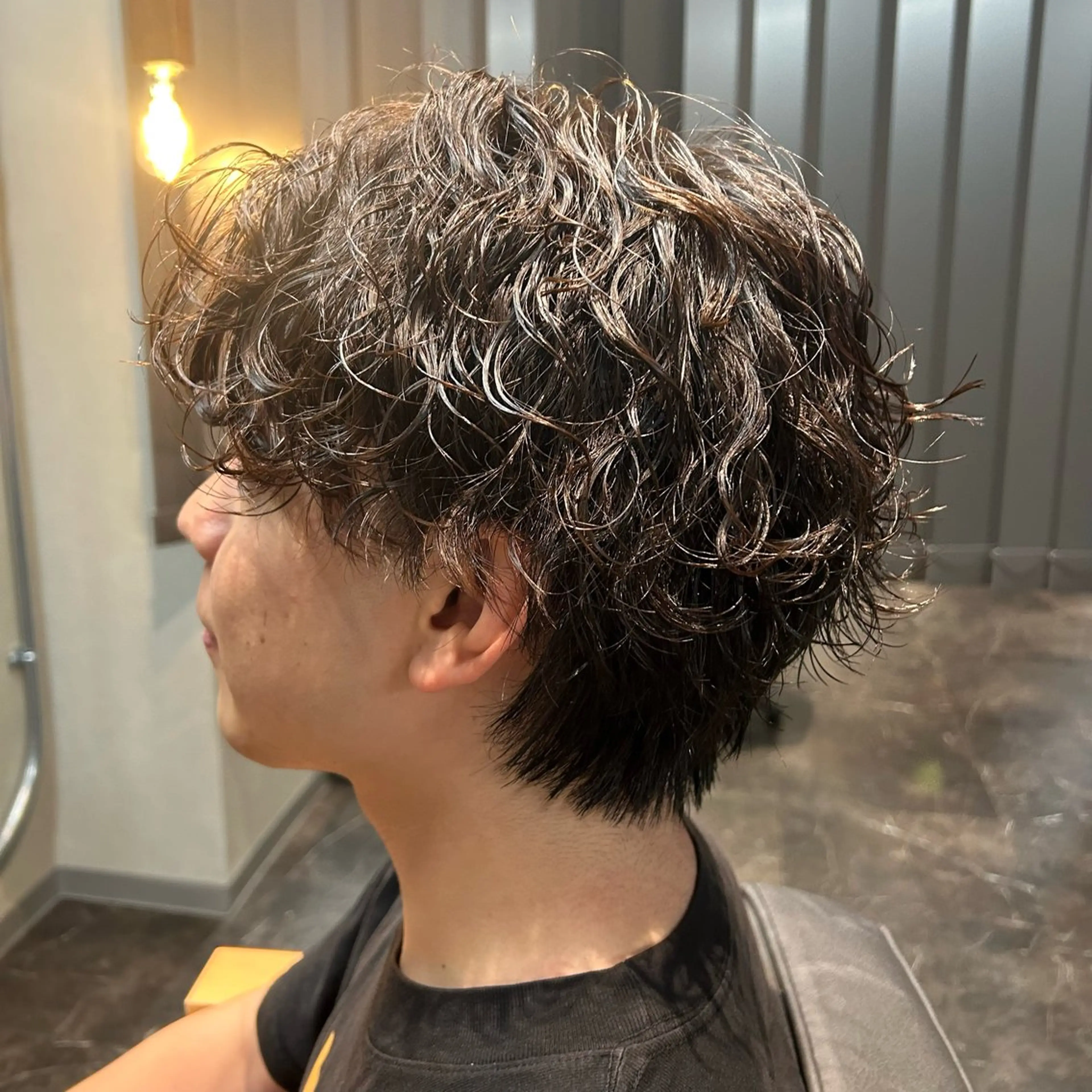 パーマ メンズ メンズパーマ専門店 【店長】⚜️イチカワのヘアスタイル