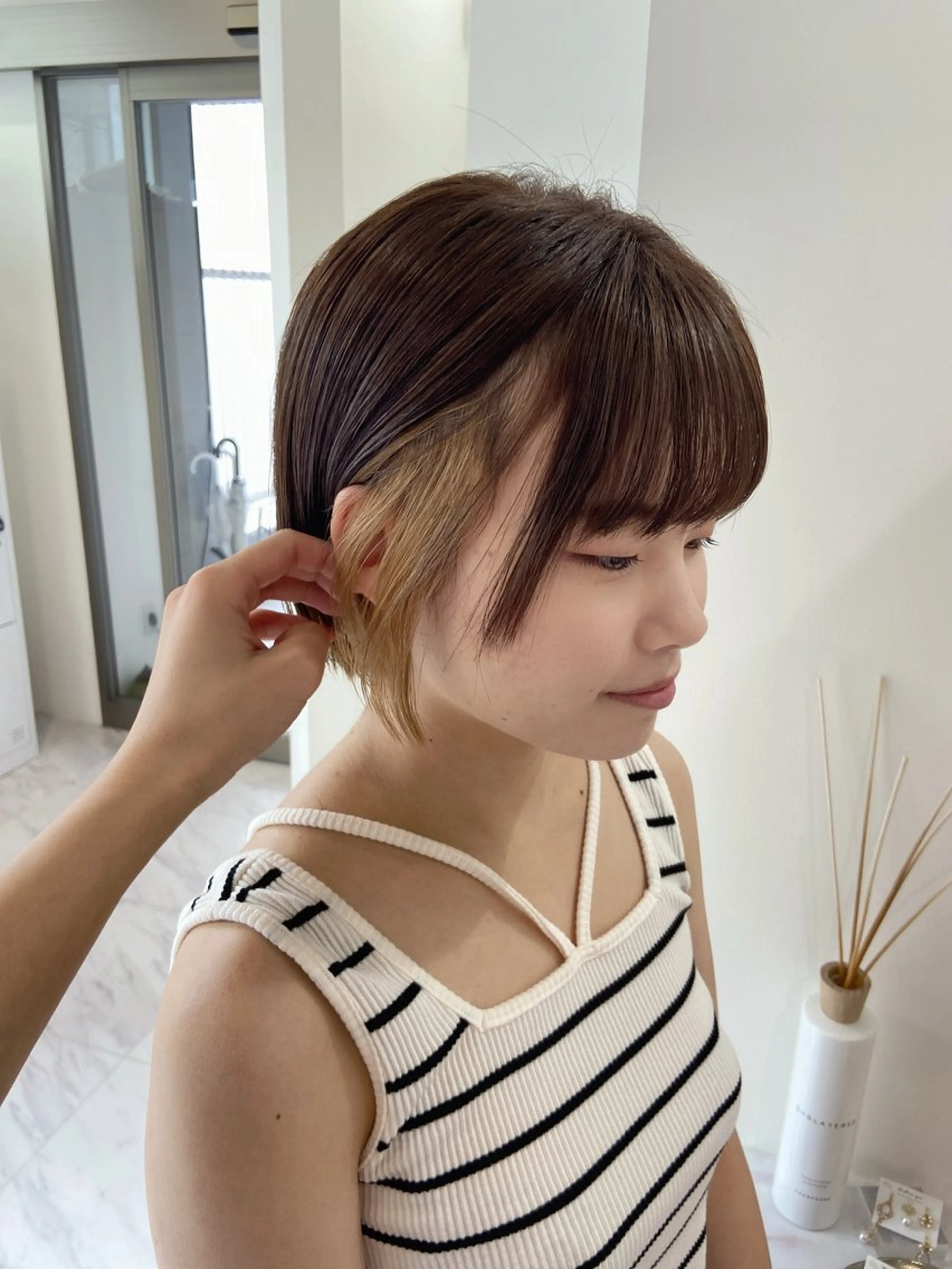 ショート ヘアカラー 名駅/ハイトーン /Y2k/YUNAのヘアスタイル