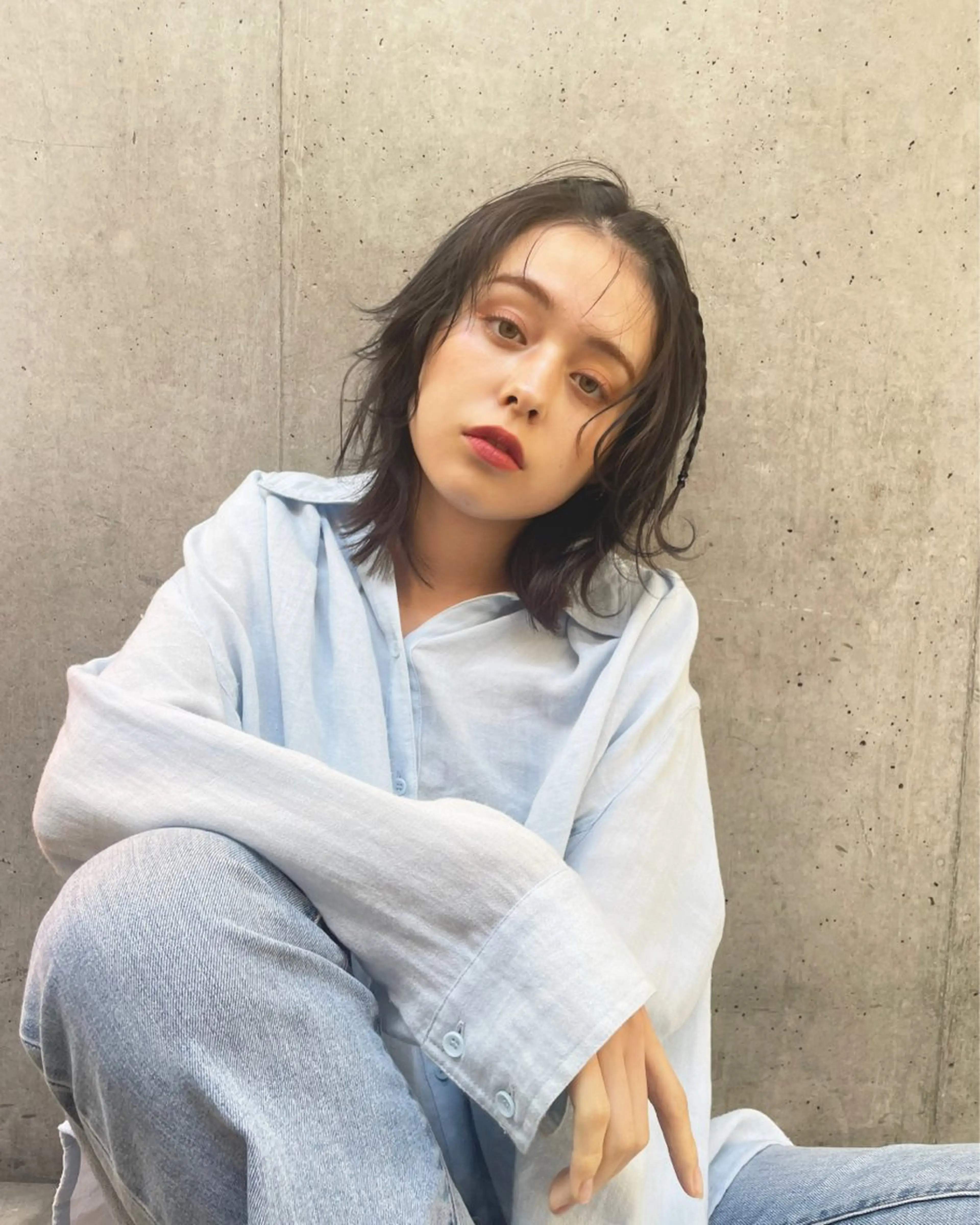 ミディアム カラー ヘアアレンジ 髪質改善/縮毛/新宿 🫧SUZUKA🫧のヘアスタイル