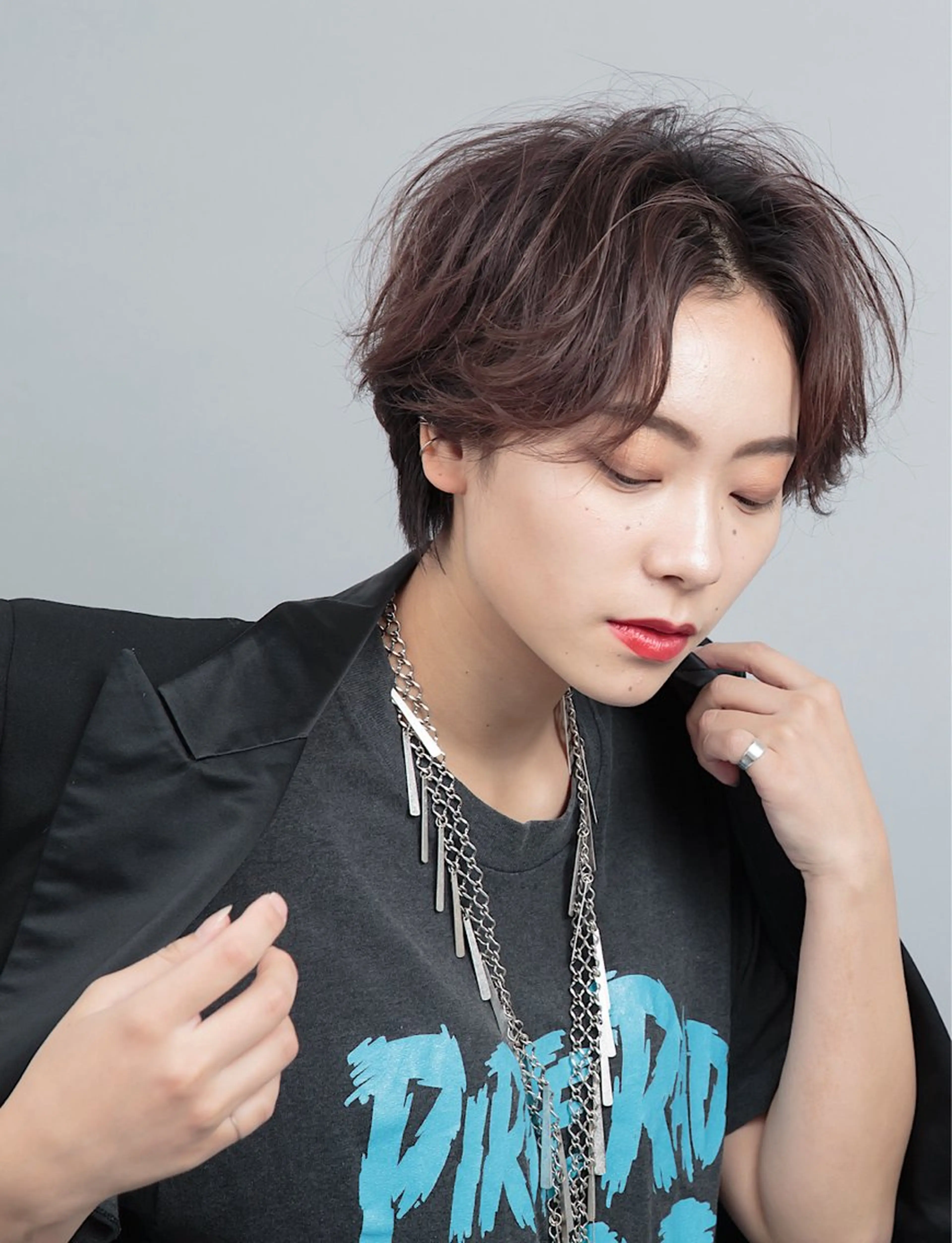 パーマ カット ヘアカラー 縮毛矯正 トリートメント hoNua. 栄/透明感カラーのヘアスタイル