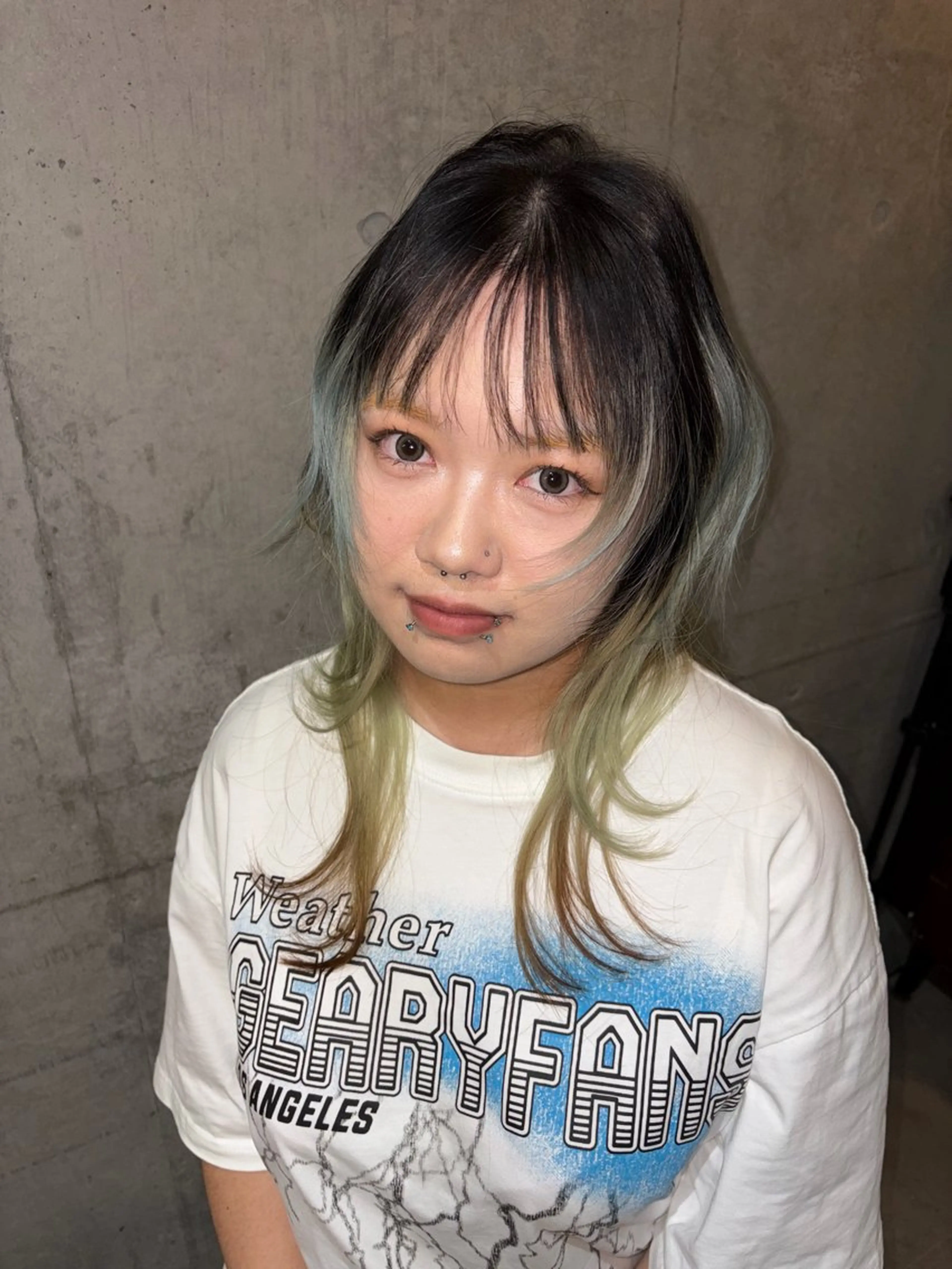 セミロング ハッシュカット 🫧カラーモデル募集 🫧Hiyuのヘアスタイル